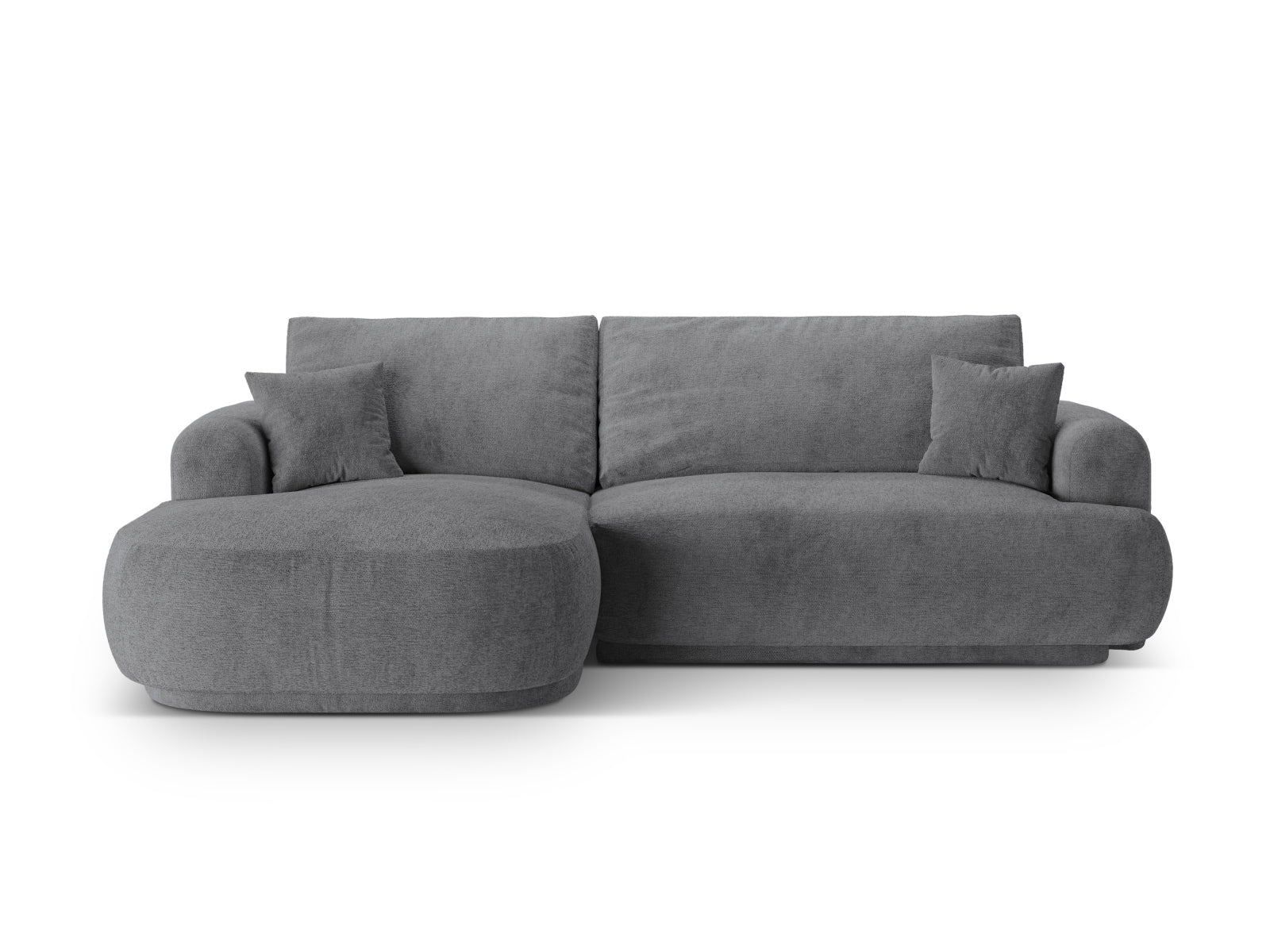 Ella Modulares Ecksofa rechts links mit Schlaffunktion und Stauraum 5 Sitzer in Grey präsentiert im Onlineshop von KAQTU Design AG. Ecksofa rechts ist von Micadoni