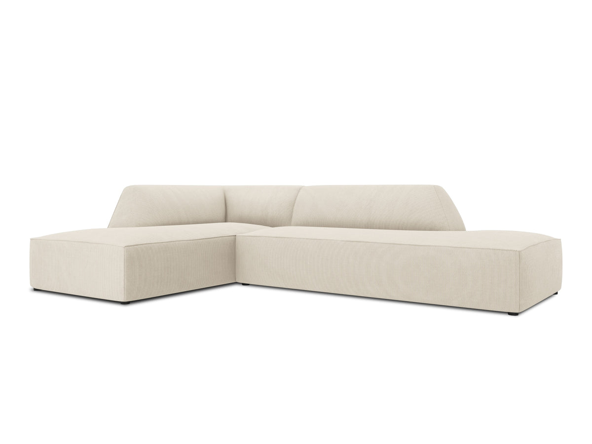 Ruby Modulares Ecksofa Open end links 4 Sitzer in Light Beige-Scala präsentiert im Onlineshop von KAQTU Design AG. Ecksofa links ist von Micadoni