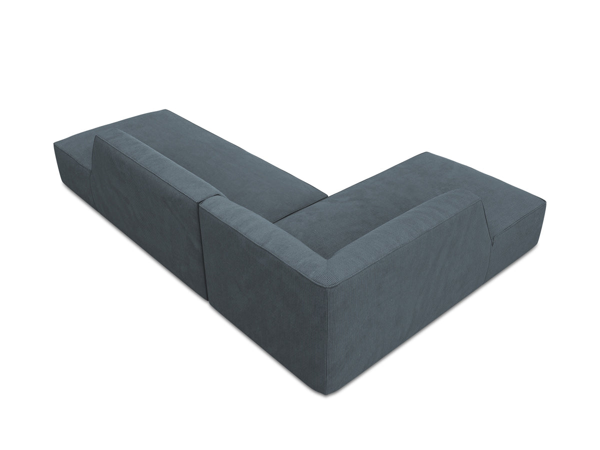 Ruby Modulares Ecksofa Open end links 4 Sitzer in Blue-Scala präsentiert im Onlineshop von KAQTU Design AG. Ecksofa links ist von Micadoni