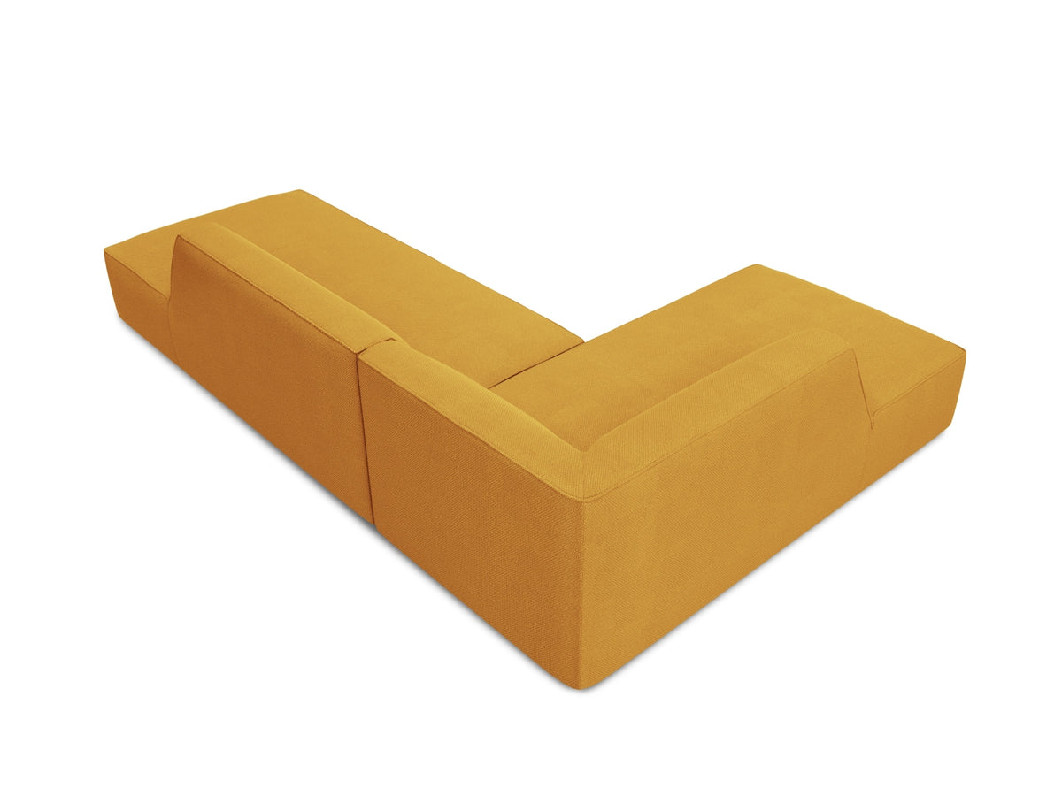 Ruby Modulares Ecksofa Open end links 4 Sitzer in Yellow-Ottawa präsentiert im Onlineshop von KAQTU Design AG. Ecksofa links ist von Micadoni