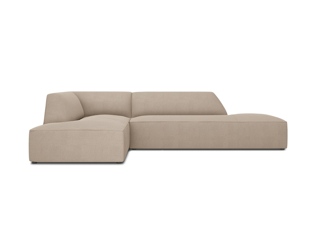 Ruby Modulares Ecksofa Open end links 4 Sitzer in Dark Beige-Ottawa präsentiert im Onlineshop von KAQTU Design AG. Ecksofa links ist von Micadoni