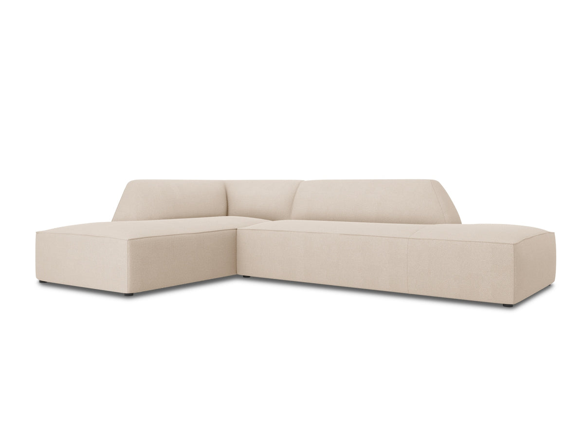 Ruby Modulares Ecksofa Open end links 4 Sitzer in Beige-Ottawa präsentiert im Onlineshop von KAQTU Design AG. Ecksofa links ist von Micadoni
