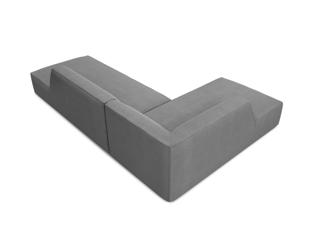 Ruby Modulares Ecksofa Open end links 4 Sitzer in Grey-Ottawa präsentiert im Onlineshop von KAQTU Design AG. Ecksofa links ist von Micadoni