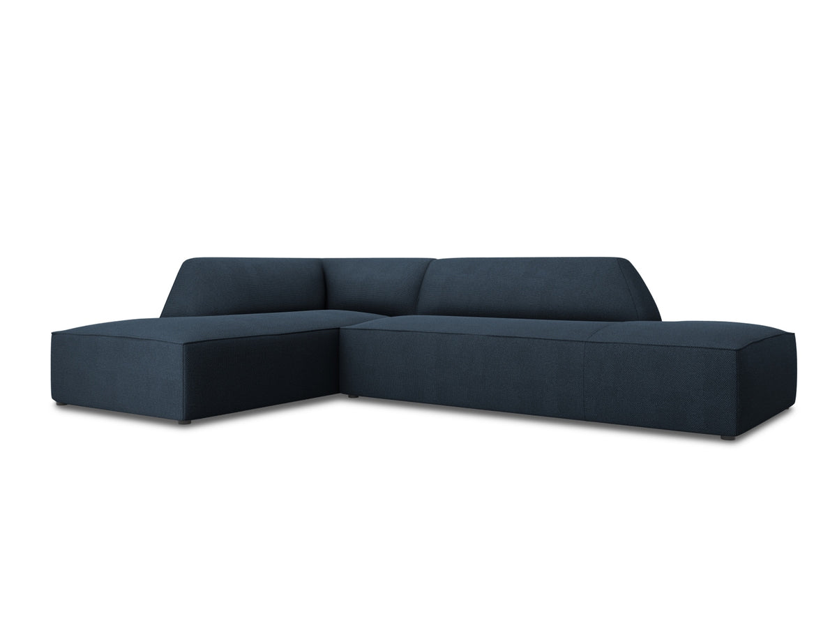 Ruby Modulares Ecksofa Open end links 4 Sitzer in Navy Blue-Ottawa präsentiert im Onlineshop von KAQTU Design AG. Ecksofa links ist von Micadoni