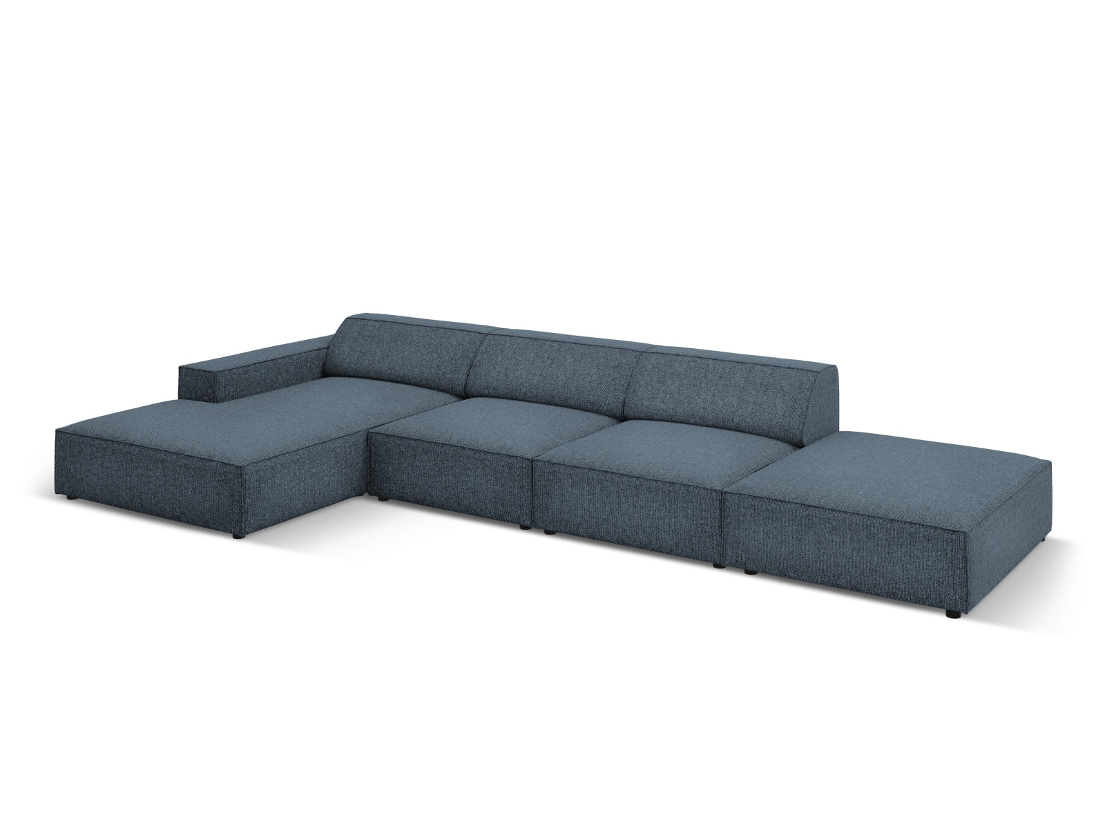 Jodie Modulares Ecksofa links 5 Sitzer in Royal Blue präsentiert im Onlineshop von KAQTU Design AG. Ecksofa links ist von Micadoni