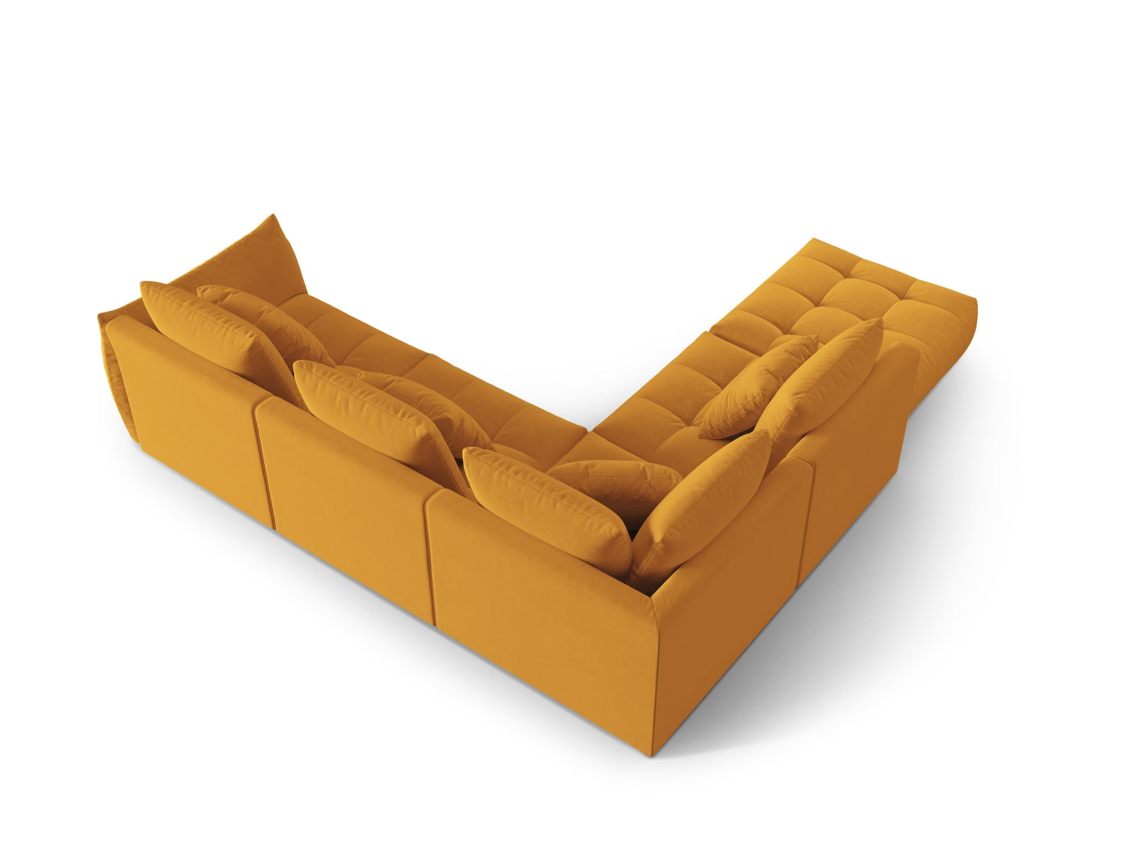 Erleben Sie das stilvolle Bloom Velour Ecksofa von Micadoni – ein 4-Sitzer im trendigen Boho-Design, perfekt für Ihr modernes Wohnambiente. Viele Farben verfügbar!