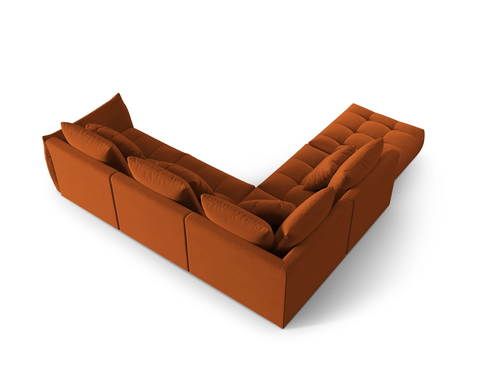 Erleben Sie das stilvolle Bloom Velour Ecksofa von Micadoni – ein 4-Sitzer im trendigen Boho-Design, perfekt für Ihr modernes Wohnambiente. Viele Farben verfügbar!