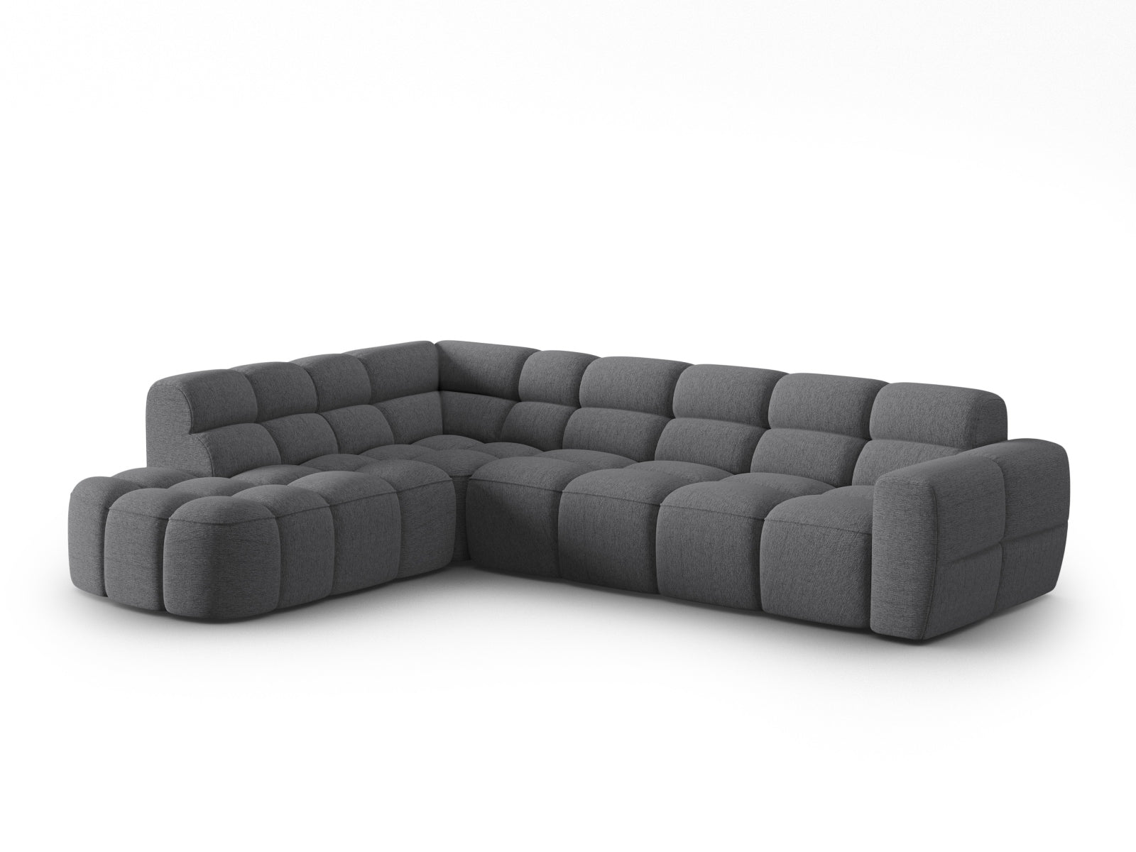 Lisa Ecksofa links 5 Sitzer in Grey präsentiert im Onlineshop von KAQTU Design AG. Ecksofa links ist von Micadoni