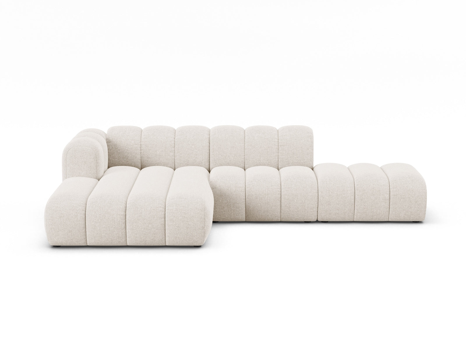 Lupine Modular Open Ecksofa 5 Sitzer in Light Beige-Eden präsentiert im Onlineshop von KAQTU Design AG. L-Sofa links ist von Micadoni