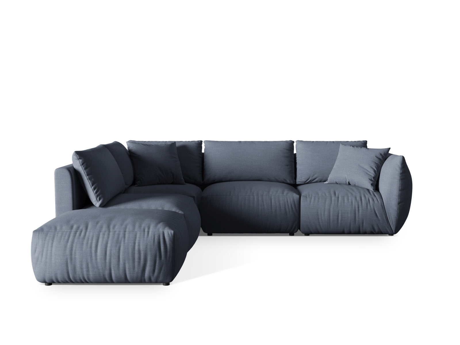 Chris Modulares Ecksofa links 4 Sitzer in Light Green präsentiert im Onlineshop von KAQTU Design AG. Ecksofa links ist von Micadoni
