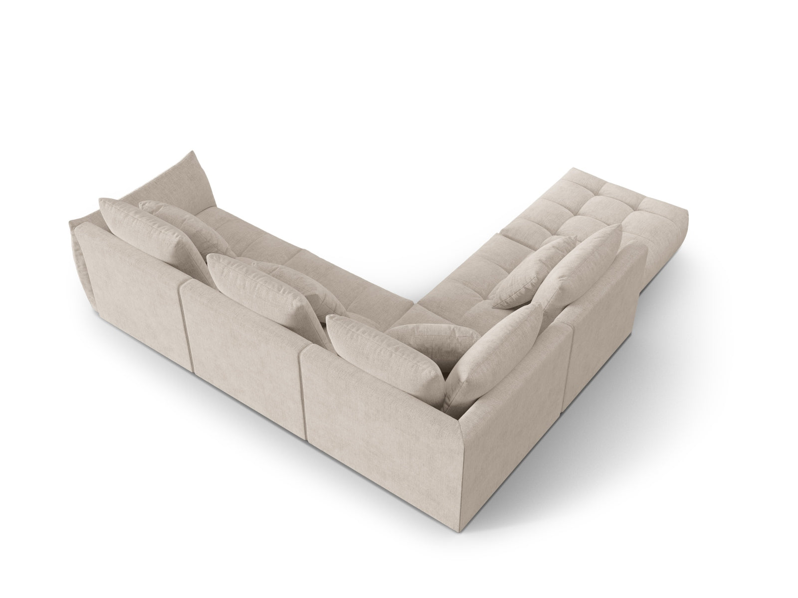 Entdecken Sie das Bloom Modulare Ecksofa links 4 Sitzer von Micadoni – elegantes Design, optimaler Komfort und vielseitige Anpassungsmöglichkeiten für Ihr Zuhause.