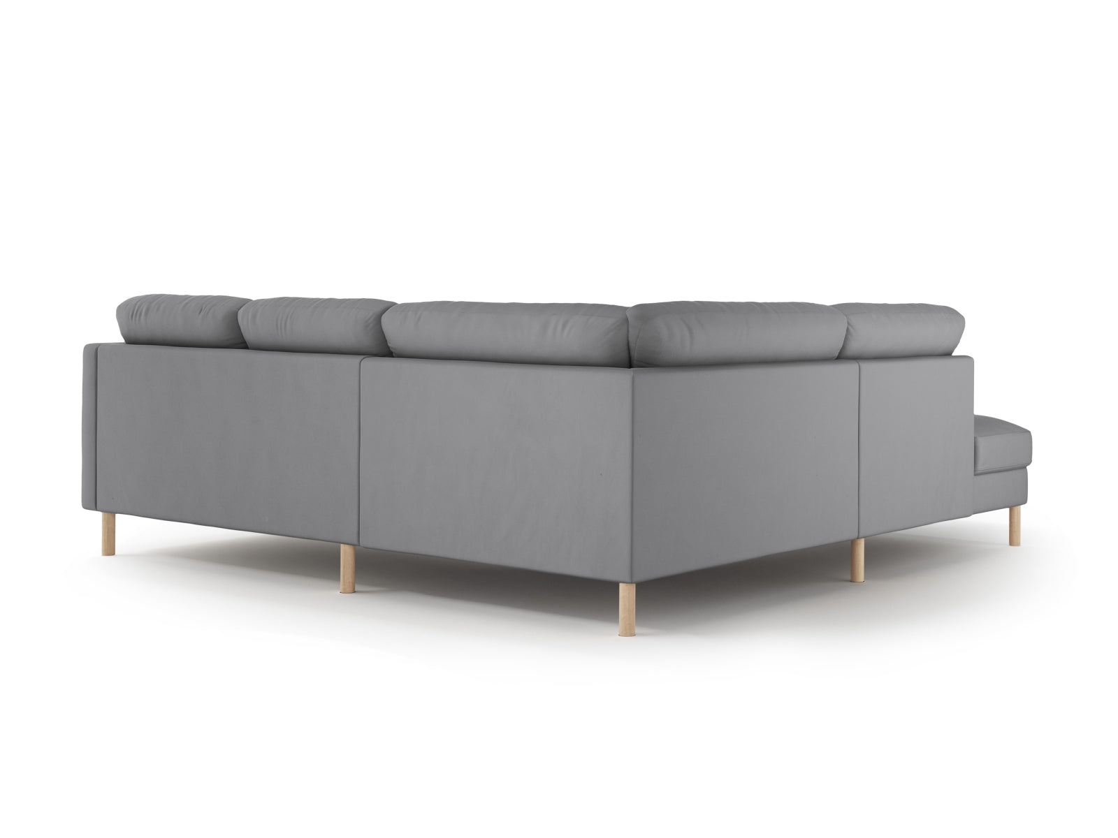 Erleben Sie das Eden Velour links Ecksofa 4-Sitzer von Micadoni: Stilvolles Velours, elegantes Design und hervorragender Sitzkomfort für Ihr Wohnzimmer.