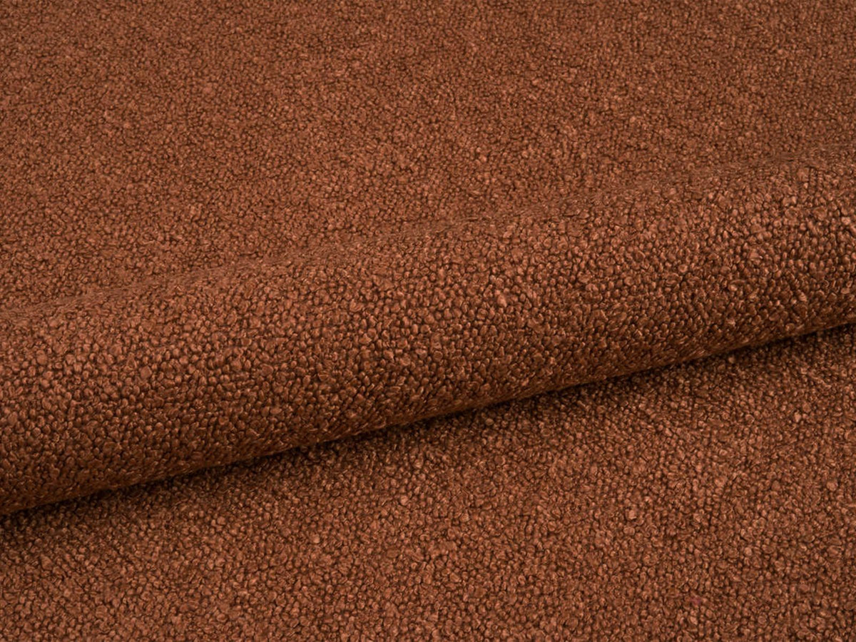 Jodie Boucle modulares Ecksofa links 4 Sitzer in Terracotta-Baloo präsentiert im Onlineshop von KAQTU Design AG. Ecksofa links ist von Micadoni