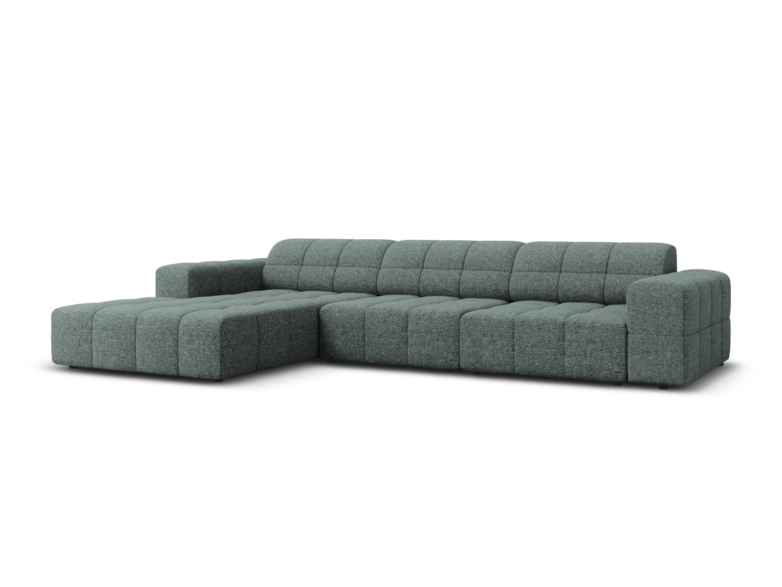 Entdecken Sie das elegante Jennifer Ecksofa links von Micadoni – ein 4-Sitzer, der modernes Design und unvergleichlichen Komfort für Ihr Zuhause vereint.