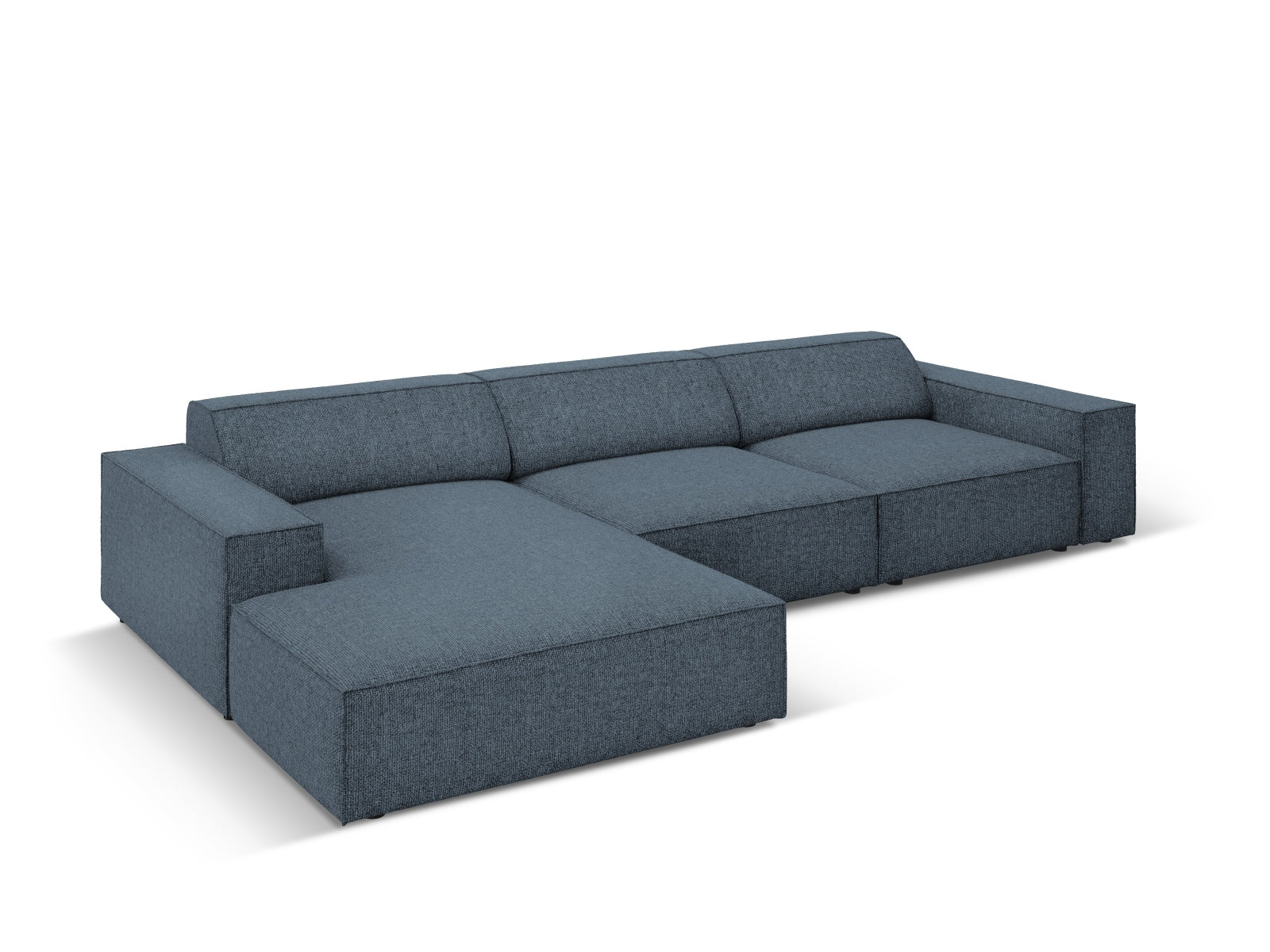 Jodie Modulares Ecksofa links 4 Sitzer in Royal Blue präsentiert im Onlineshop von KAQTU Design AG. Ecksofa links ist von Micadoni
