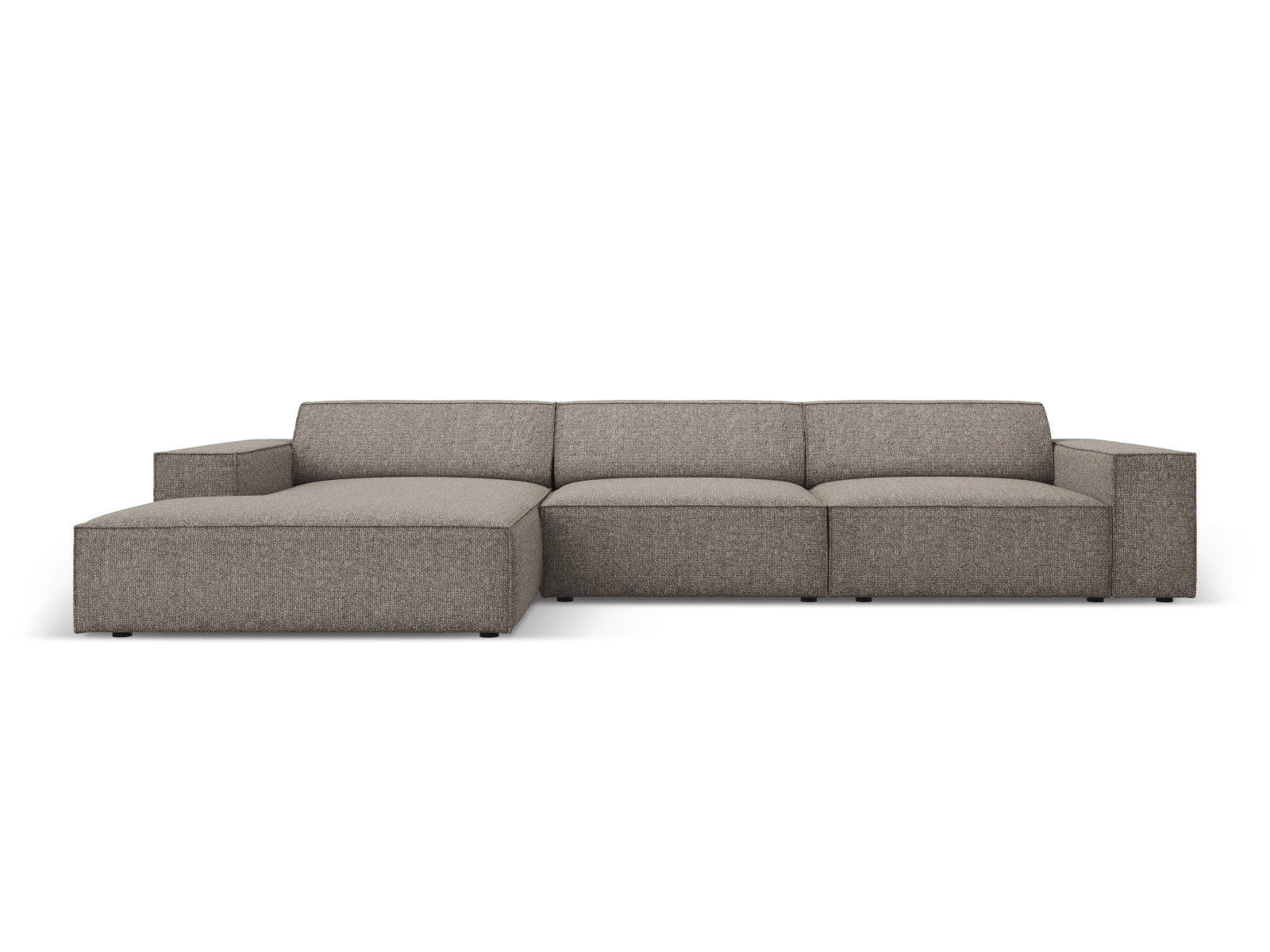 Jodie Modulares Ecksofa links 4 Sitzer in Grey präsentiert im Onlineshop von KAQTU Design AG. Ecksofa links ist von Micadoni