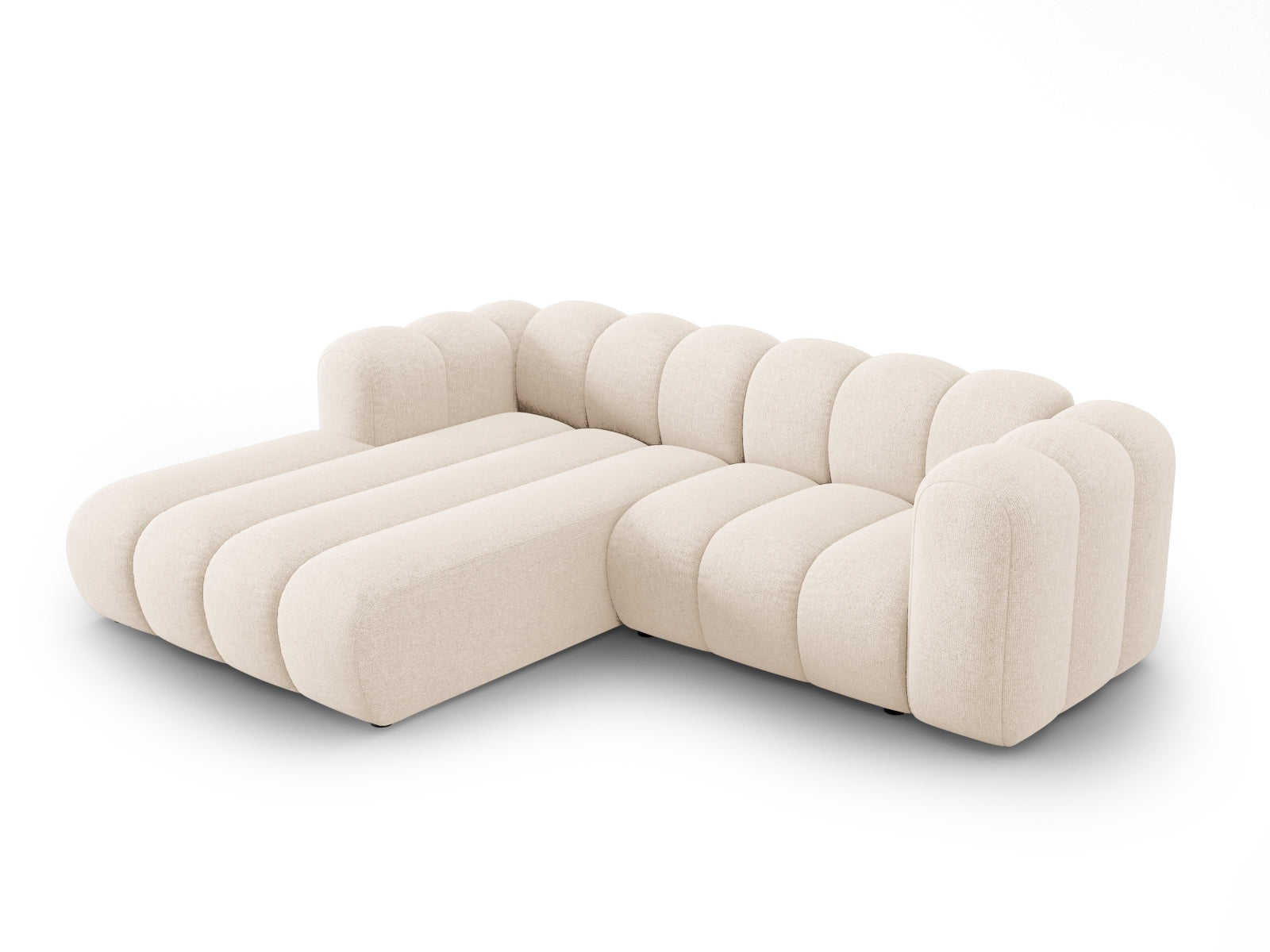 Lupine Modulares Ecksofa links 3 Sitzer in Light Beige präsentiert im Onlineshop von KAQTU Design AG. Ecksofa links ist von Micadoni