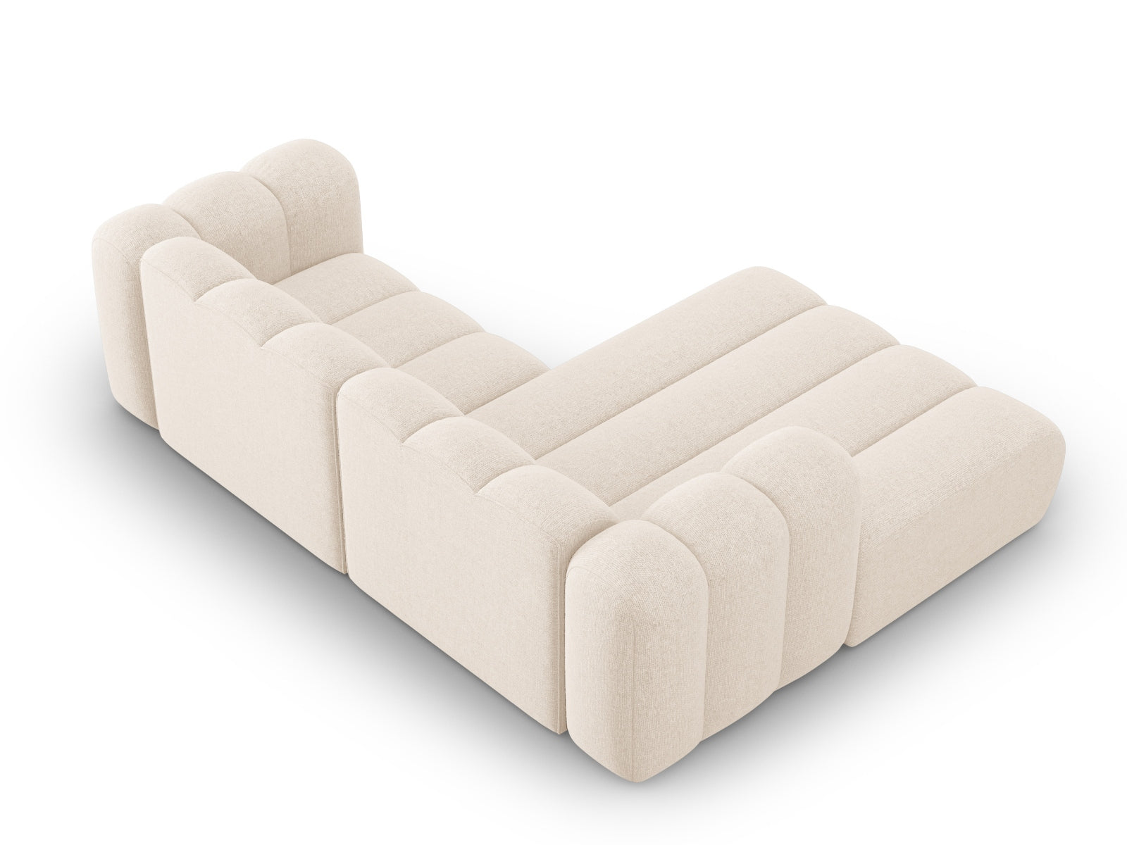 Lupine Modulares Ecksofa links 3 Sitzer in Light Beige präsentiert im Onlineshop von KAQTU Design AG. Ecksofa links ist von Micadoni