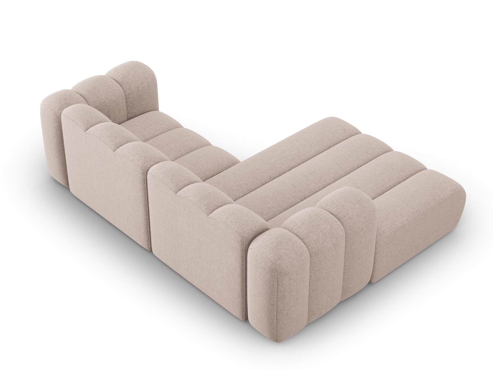 Lupine Modulares Ecksofa links 3 Sitzer in Beige präsentiert im Onlineshop von KAQTU Design AG. Ecksofa links ist von Micadoni
