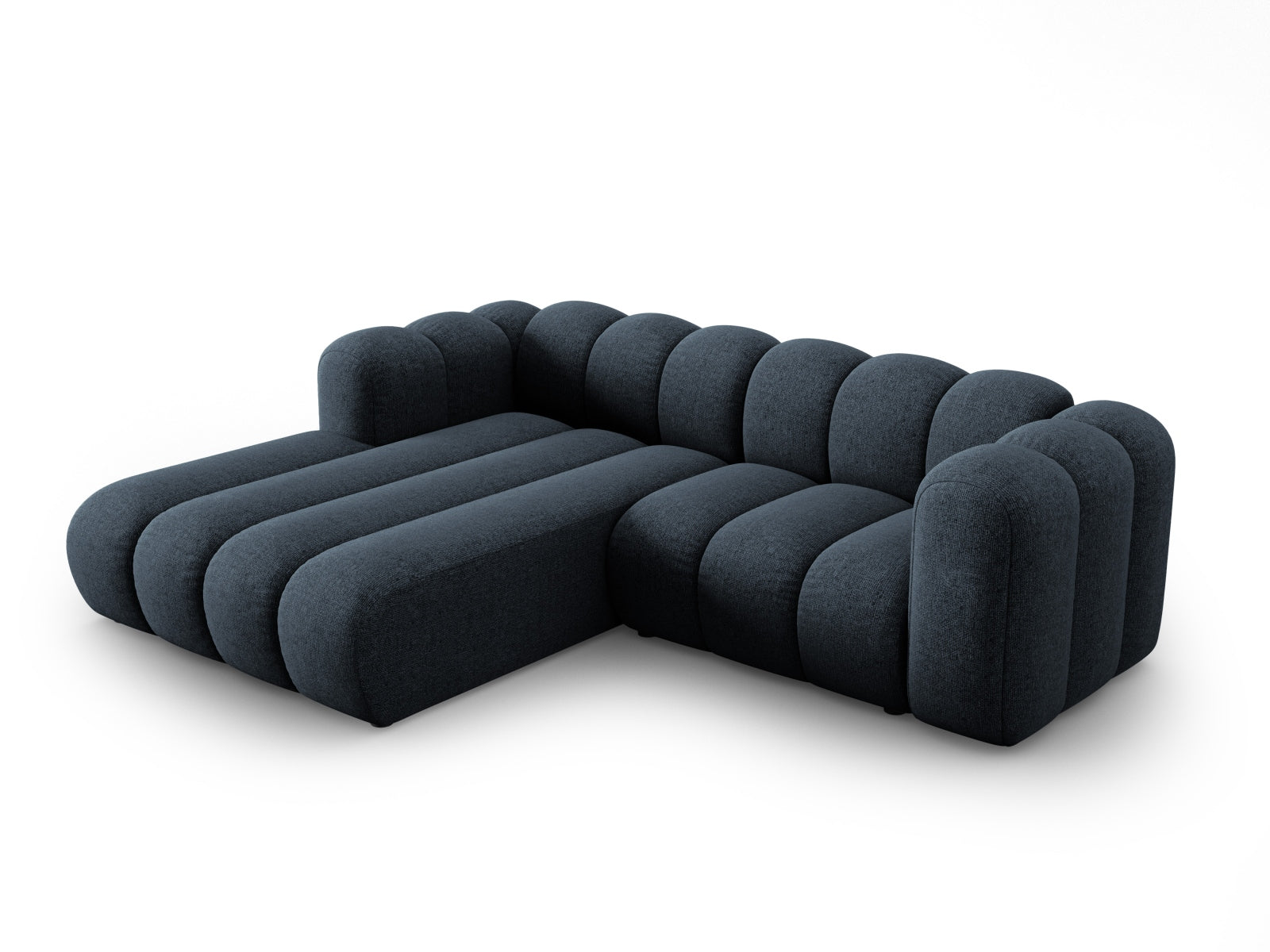 Lupine Modulares Ecksofa links 3 Sitzer in Royal Blue präsentiert im Onlineshop von KAQTU Design AG. Ecksofa links ist von Micadoni