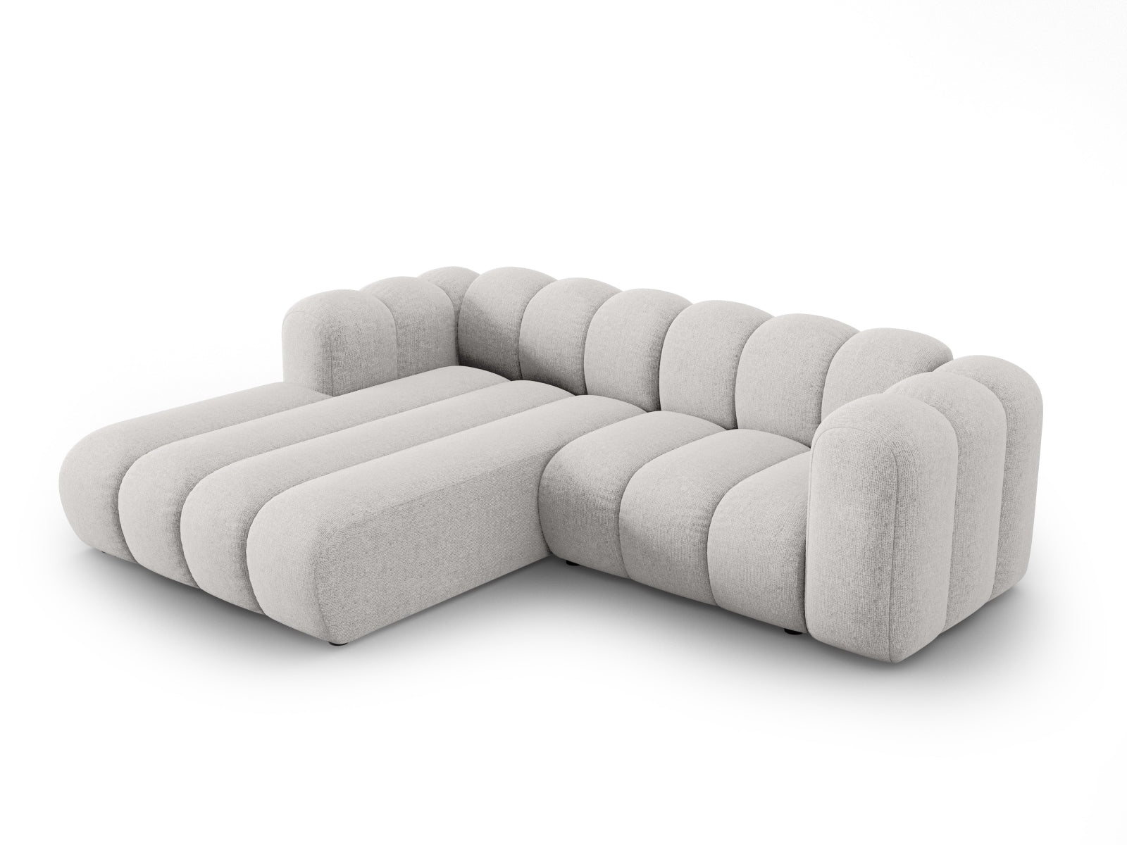 Lupine Modulares Ecksofa links 3 Sitzer in Light Grey präsentiert im Onlineshop von KAQTU Design AG. Ecksofa links ist von Micadoni