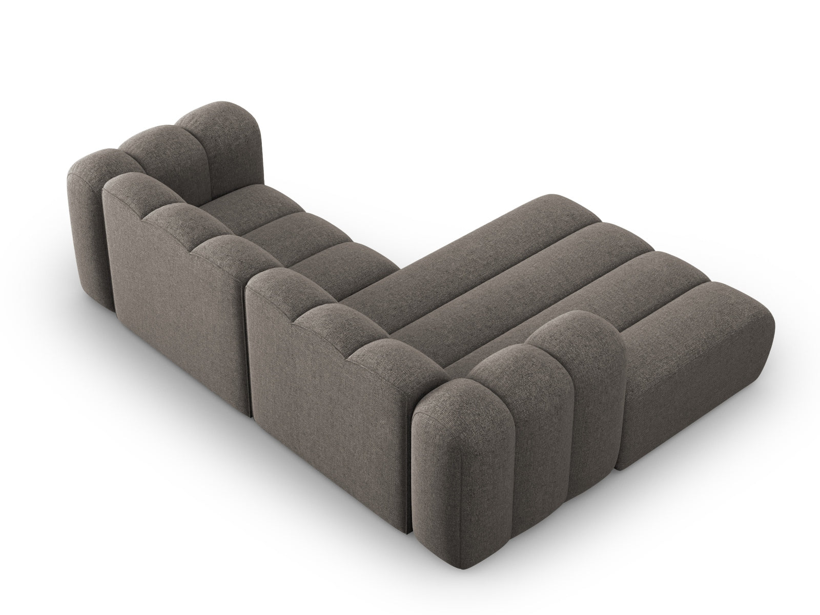 Lupine Modulares Ecksofa links 3 Sitzer in Grey präsentiert im Onlineshop von KAQTU Design AG. Ecksofa links ist von Micadoni