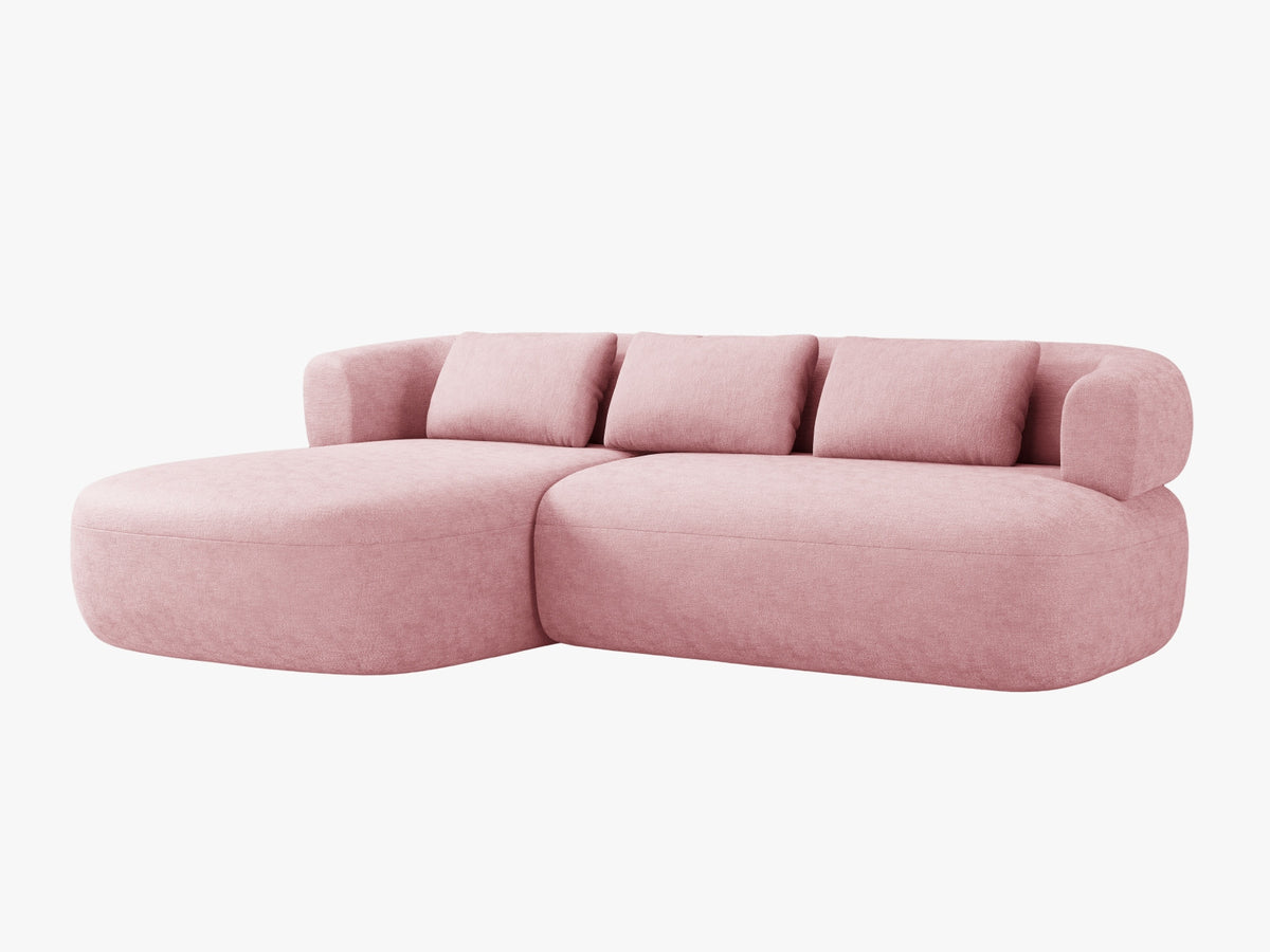 Jenny Ecksofa links 5 Sitzer in Pink-Perfect Harmony präsentiert im Onlineshop von KAQTU Design AG. L-Sofa links ist von Micadoni