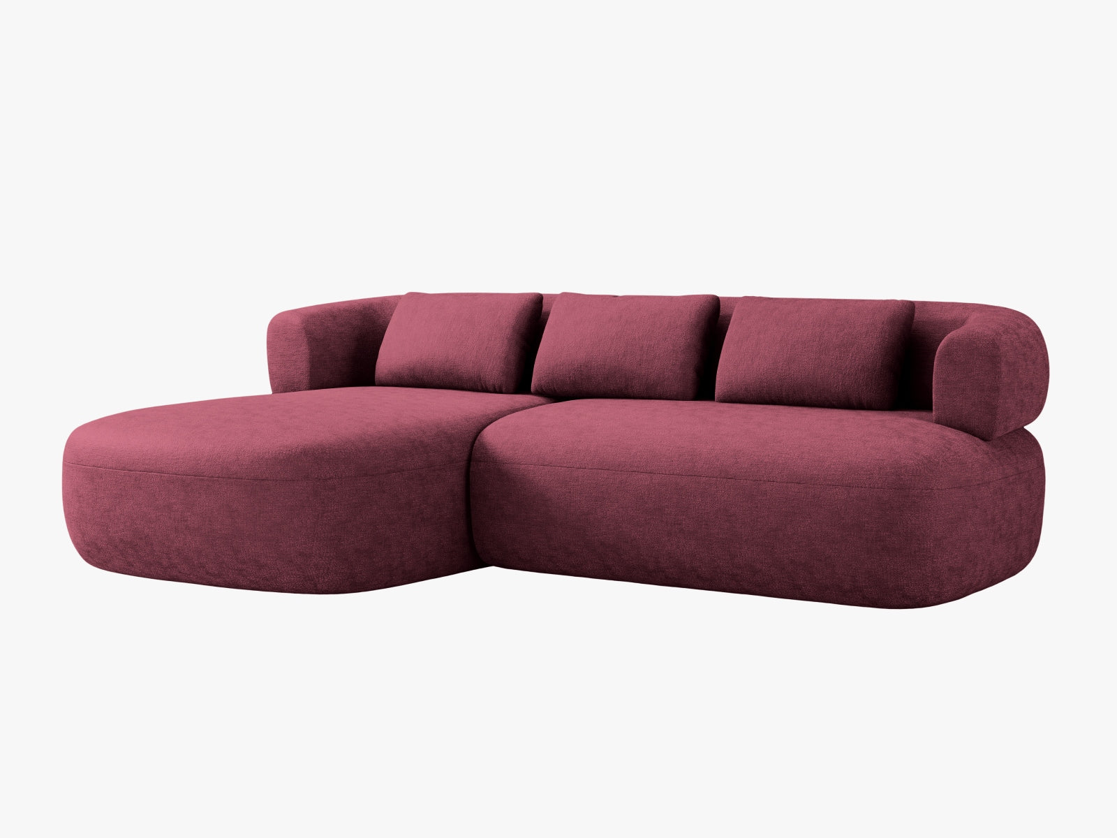 Jenny Ecksofa links 5 Sitzer in Cherrywood präsentiert im Onlineshop von KAQTU Design AG. Ecksofa links ist von Micadoni
