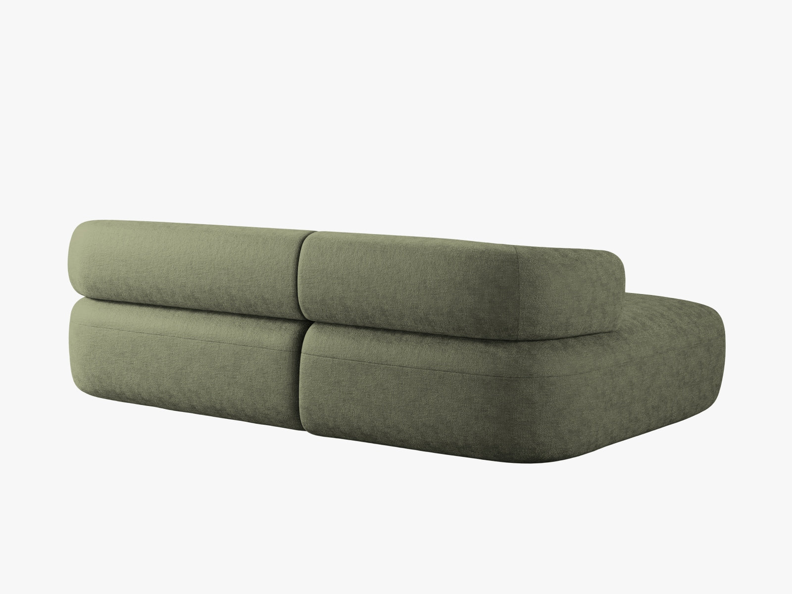 Jenny Ecksofa links 5 Sitzer in Green präsentiert im Onlineshop von KAQTU Design AG. Ecksofa links ist von Micadoni