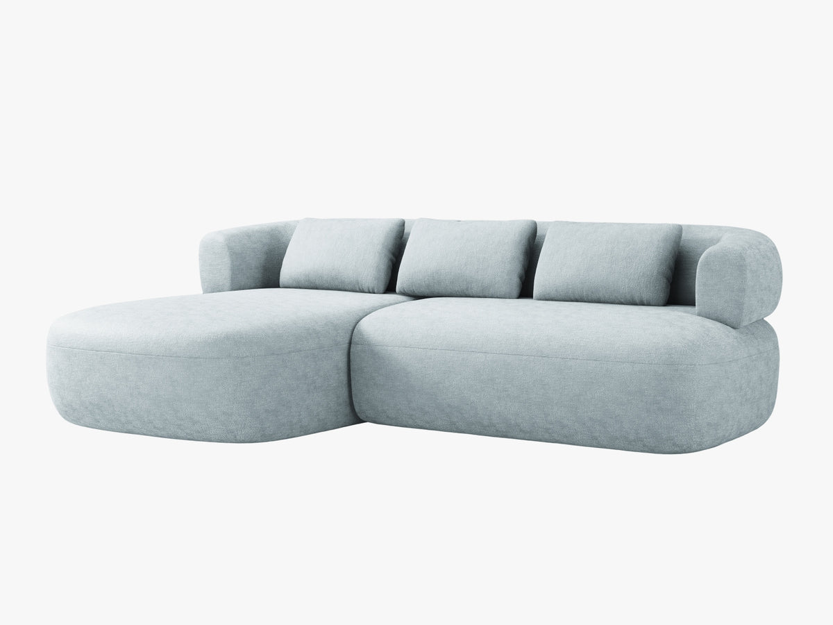 Jenny Ecksofa links 5 Sitzer in Light Blue-Perfect Harmony präsentiert im Onlineshop von KAQTU Design AG. L-Sofa links ist von Micadoni