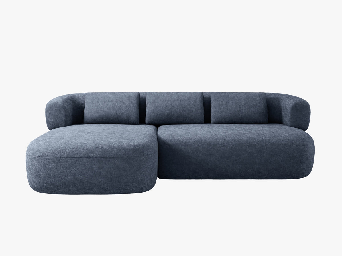 Jenny Ecksofa links 5 Sitzer in Dark Blue-Perfect Harmony präsentiert im Onlineshop von KAQTU Design AG. L-Sofa links ist von Micadoni