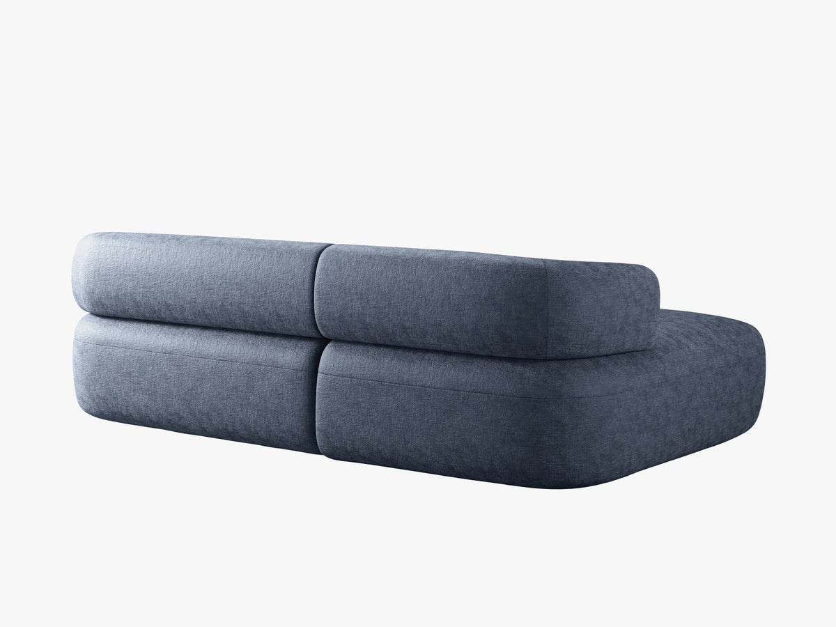 Jenny Ecksofa links 5 Sitzer in Dark Blue-Perfect Harmony präsentiert im Onlineshop von KAQTU Design AG. L-Sofa links ist von Micadoni