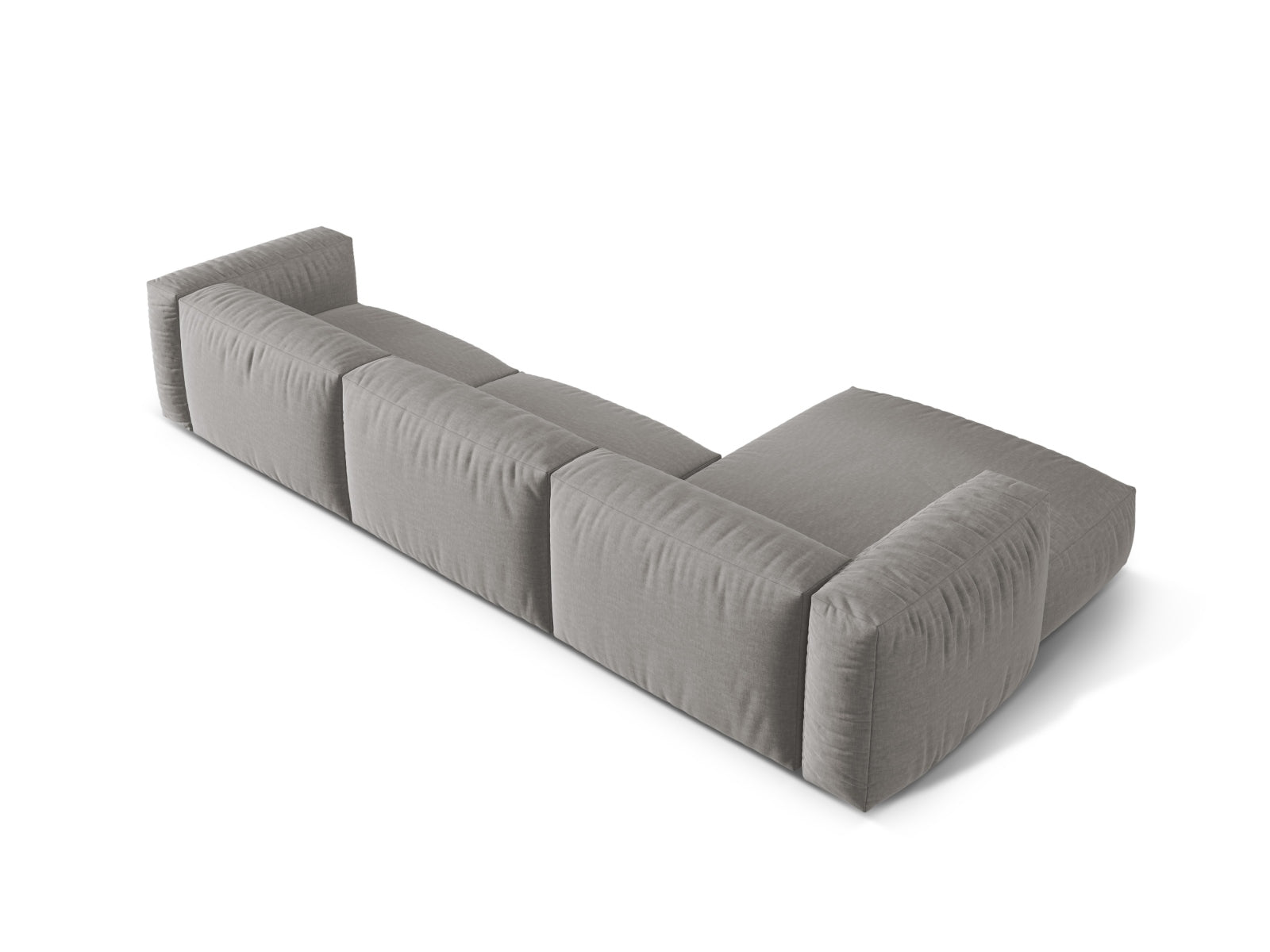 Martina Modulares Ecksofa links 3 Sitzer in Light Grey präsentiert im Onlineshop von KAQTU Design AG. Ecksofa links ist von Micadoni
