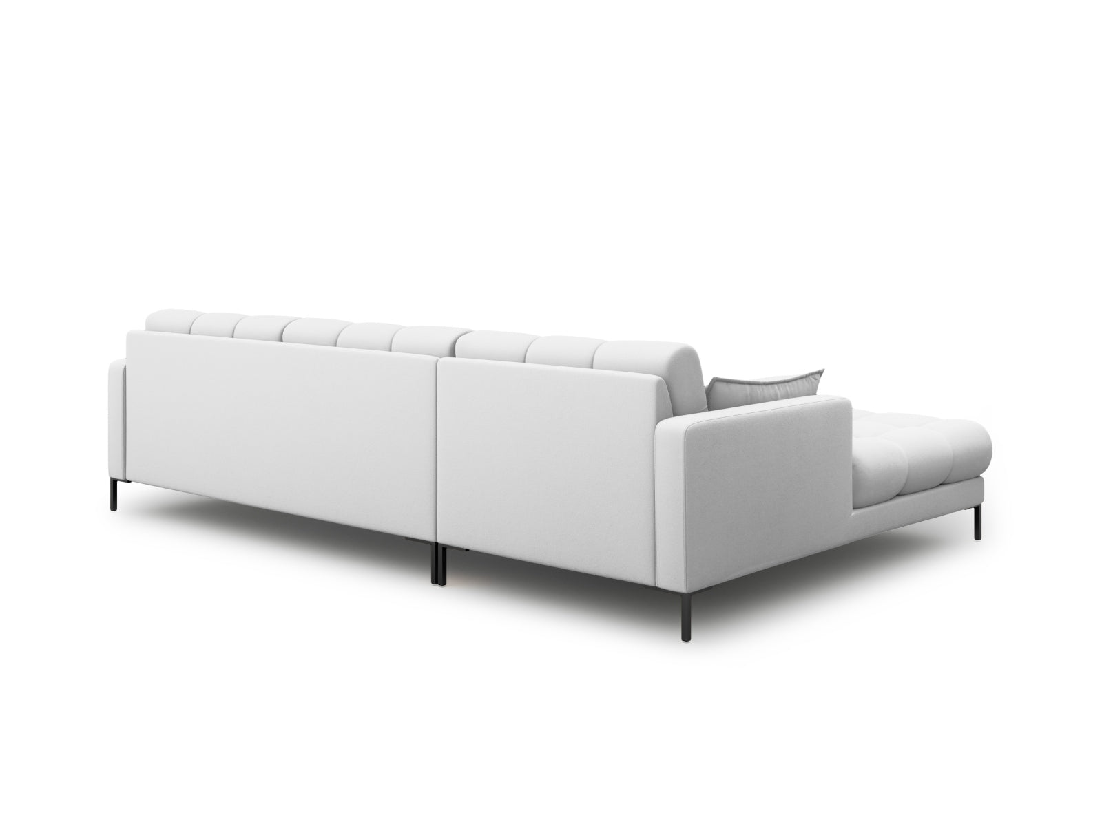 Mamaia Ecksofa links 5 Sitzer in Light Grey/Schwarz präsentiert im Onlineshop von KAQTU Design AG. Ecksofa links ist von Micadoni