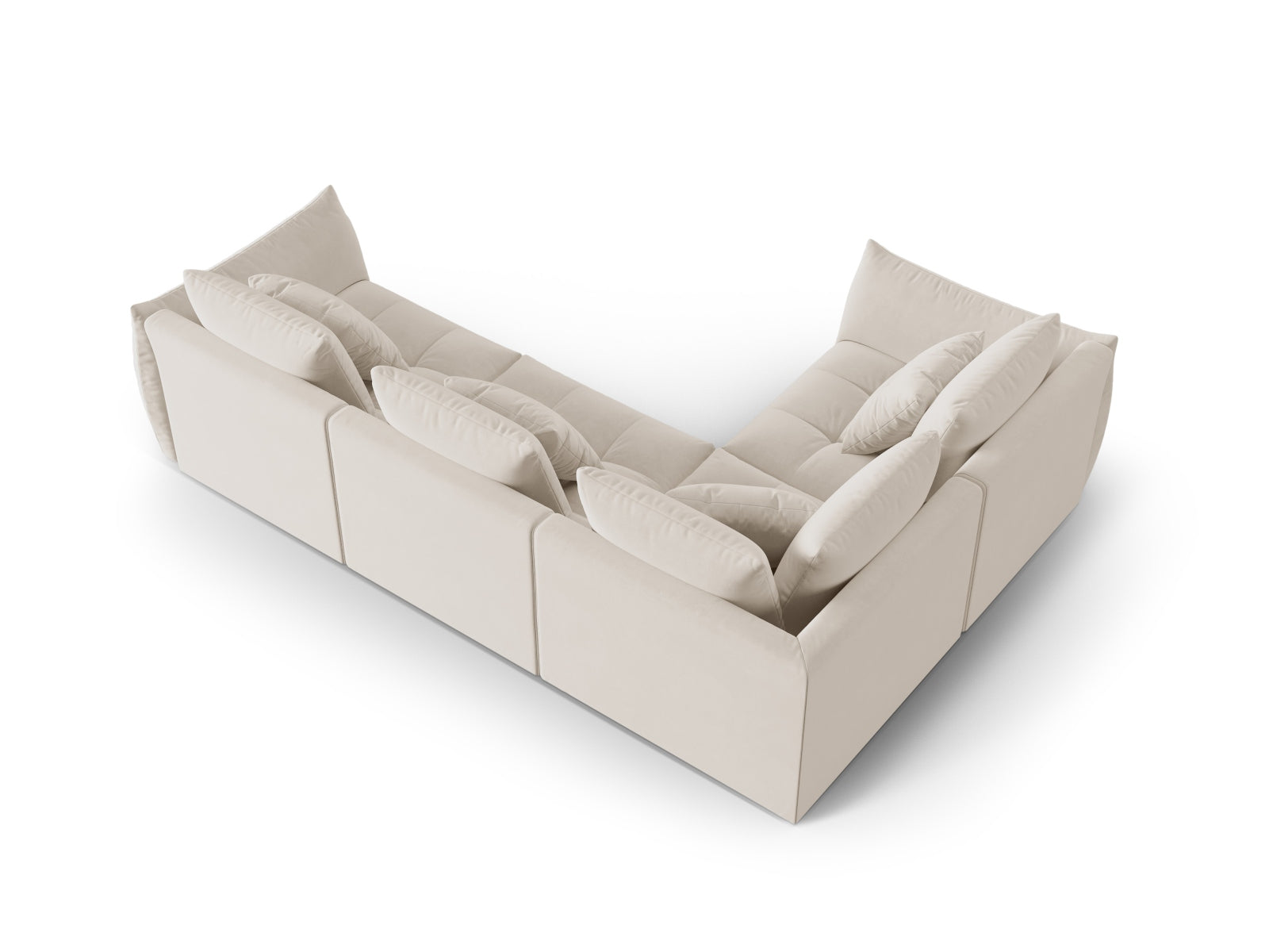 Erleben Sie das stilvolle Bloom Velour Modular Ecksofa links von Micadoni – ein 3-Sitzer im modernen Boho-Design, perfekt für Ihr Wohnzimmer. Viele Farben verfügbar!