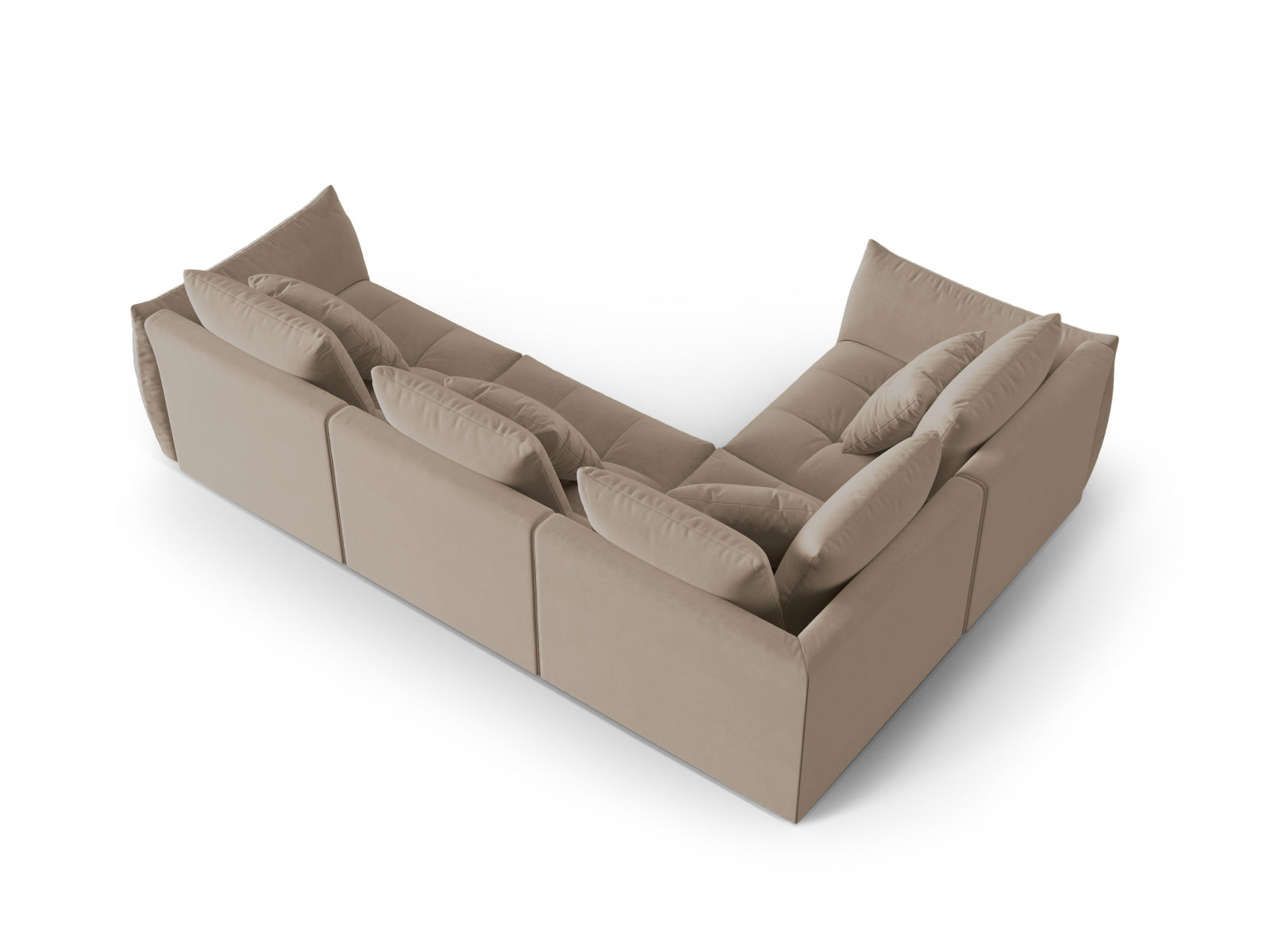 Erleben Sie das stilvolle Bloom Velour Modular Ecksofa links von Micadoni – ein 3-Sitzer im modernen Boho-Design, perfekt für Ihr Wohnzimmer. Viele Farben verfügbar!