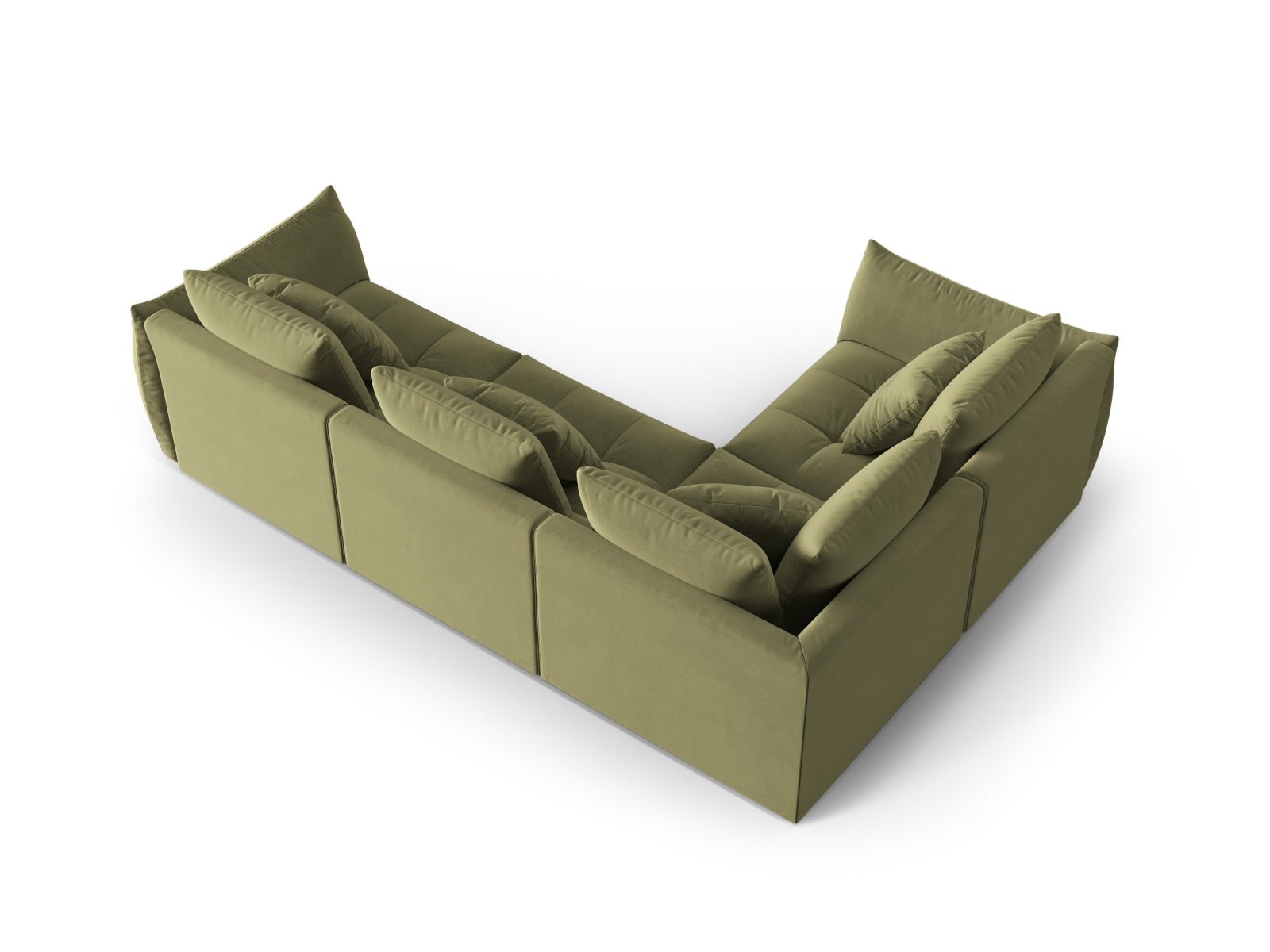 Erleben Sie das stilvolle Bloom Velour Modular Ecksofa links von Micadoni – ein 3-Sitzer im modernen Boho-Design, perfekt für Ihr Wohnzimmer. Viele Farben verfügbar!
