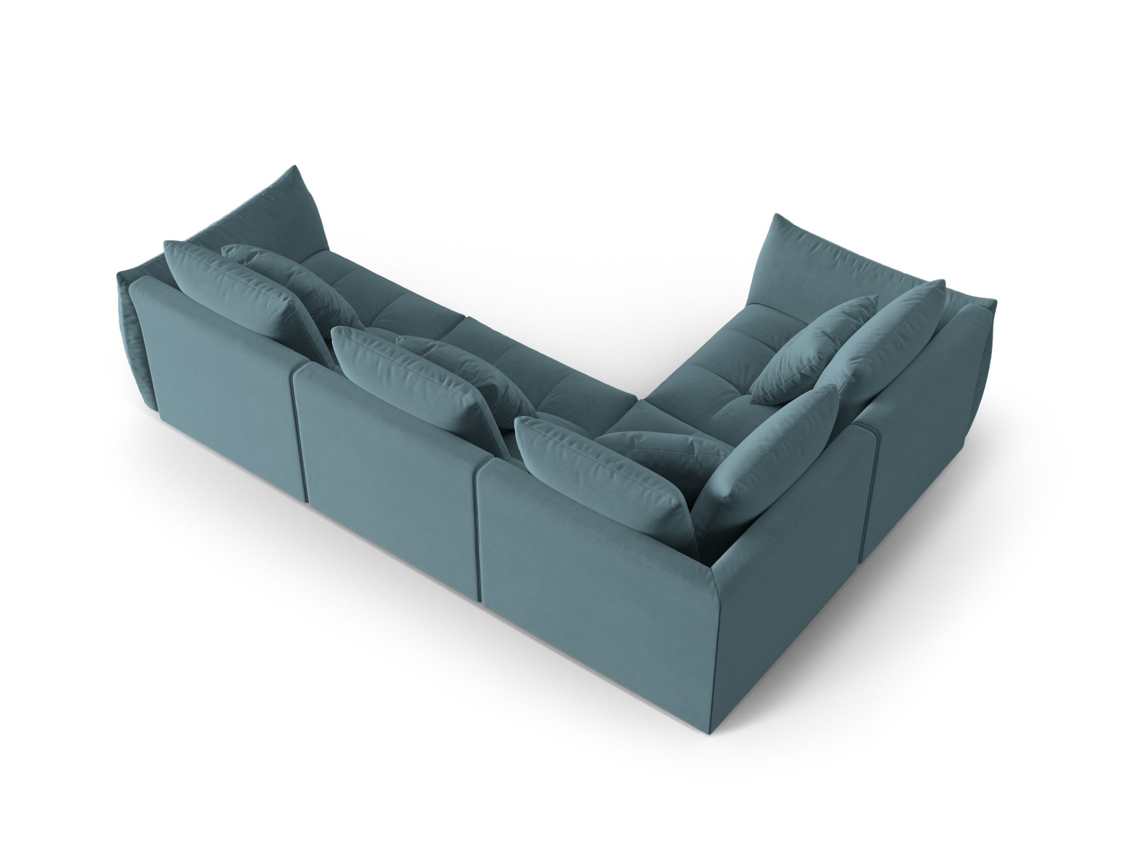 Erleben Sie das stilvolle Bloom Velour Modular Ecksofa links von Micadoni – ein 3-Sitzer im modernen Boho-Design, perfekt für Ihr Wohnzimmer. Viele Farben verfügbar!