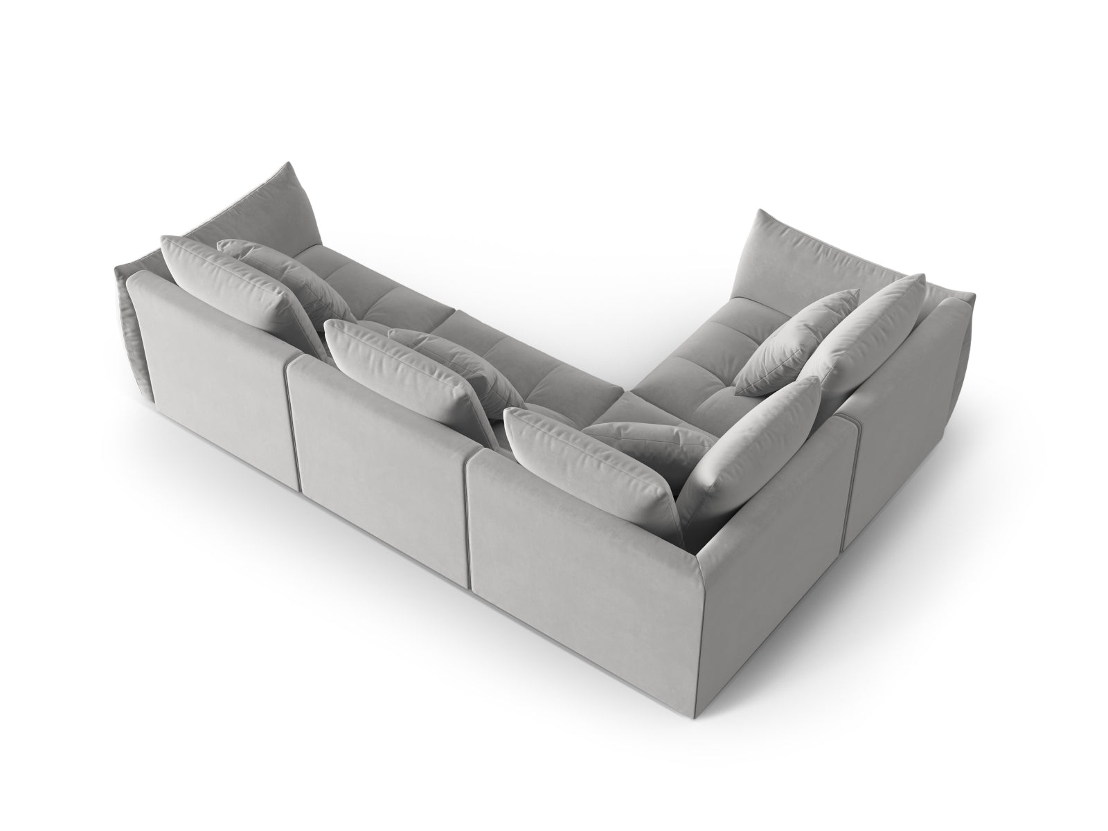 Erleben Sie das stilvolle Bloom Velour Modular Ecksofa links von Micadoni – ein 3-Sitzer im modernen Boho-Design, perfekt für Ihr Wohnzimmer. Viele Farben verfügbar!