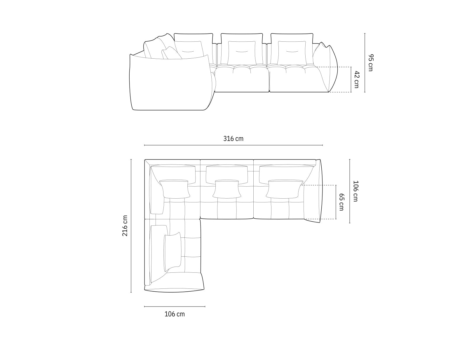 Erleben Sie das stilvolle Bloom Velour Modular Ecksofa links von Micadoni – ein 3-Sitzer im modernen Boho-Design, perfekt für Ihr Wohnzimmer. Viele Farben verfügbar!