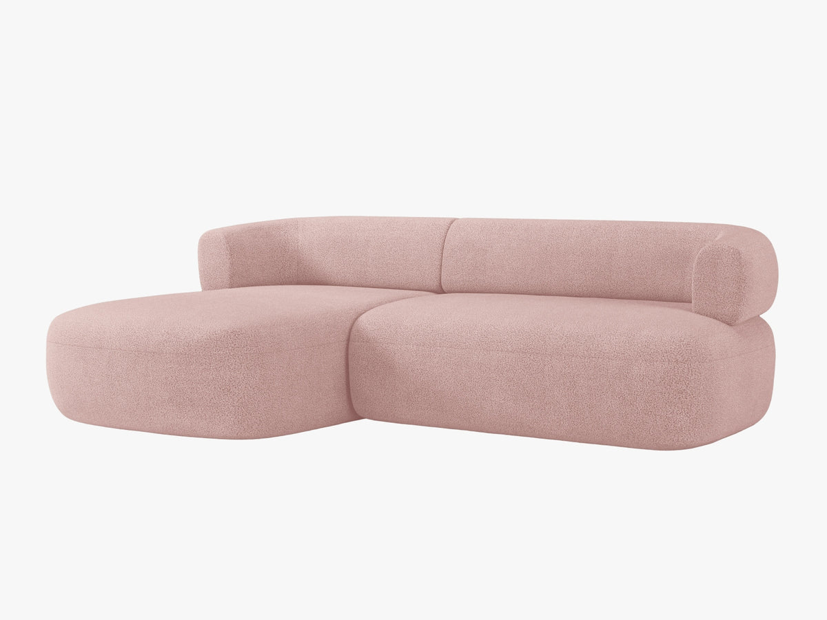Jenny Ecksofa links 5 Sitzer in Powder Pink-Now or Never präsentiert im Onlineshop von KAQTU Design AG. L-Sofa links ist von Micadoni