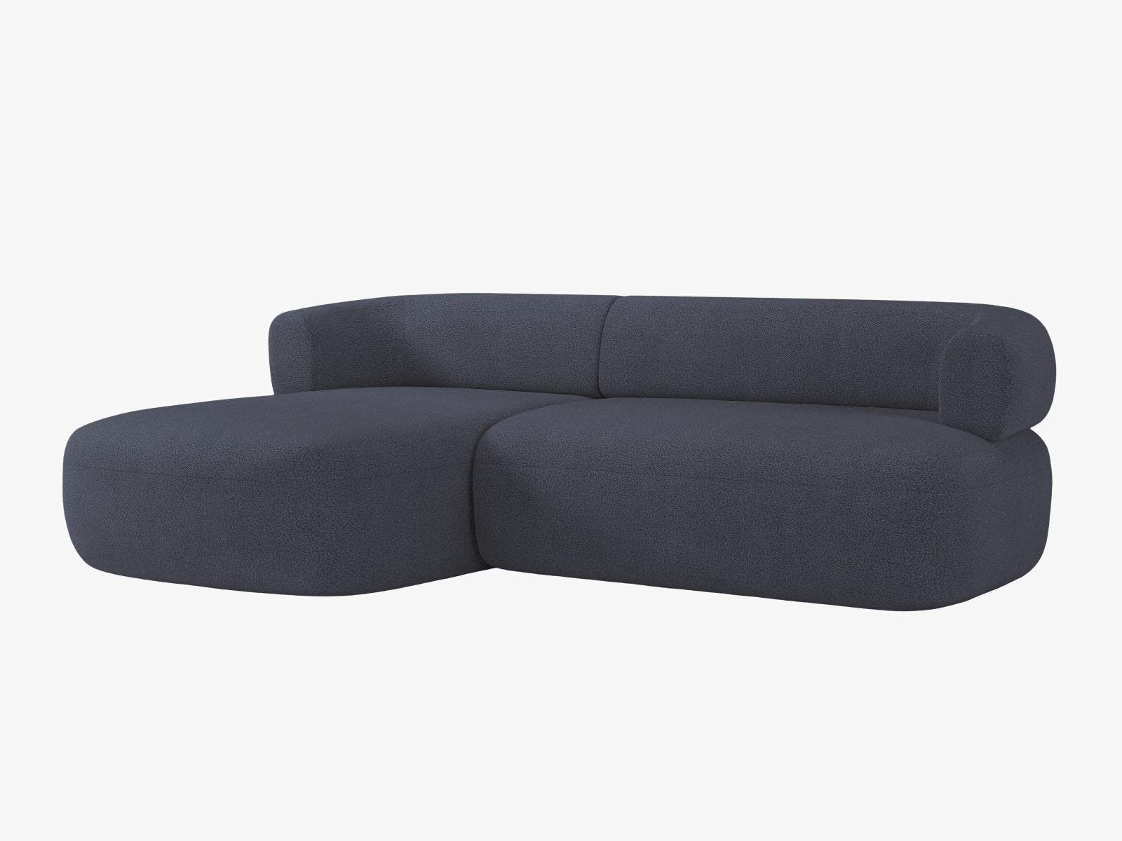 Jenny Ecksofa links 5 Sitzer in Dark Blue präsentiert im Onlineshop von KAQTU Design AG. Ecksofa links ist von Micadoni