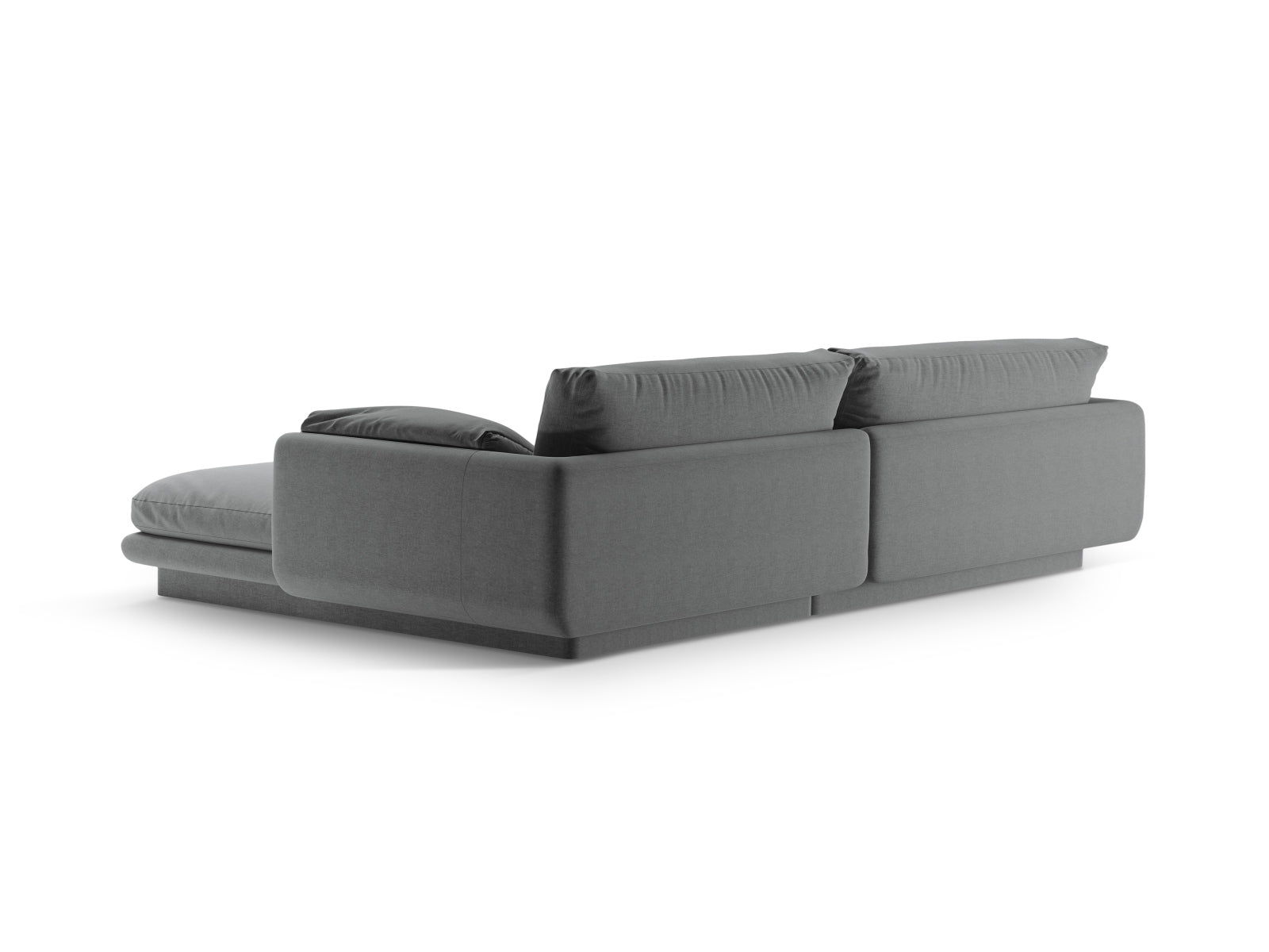 Torino Ecksofa links 4 Sitzer in Dark Grey präsentiert im Onlineshop von KAQTU Design AG. Ecksofa links ist von Micadoni
