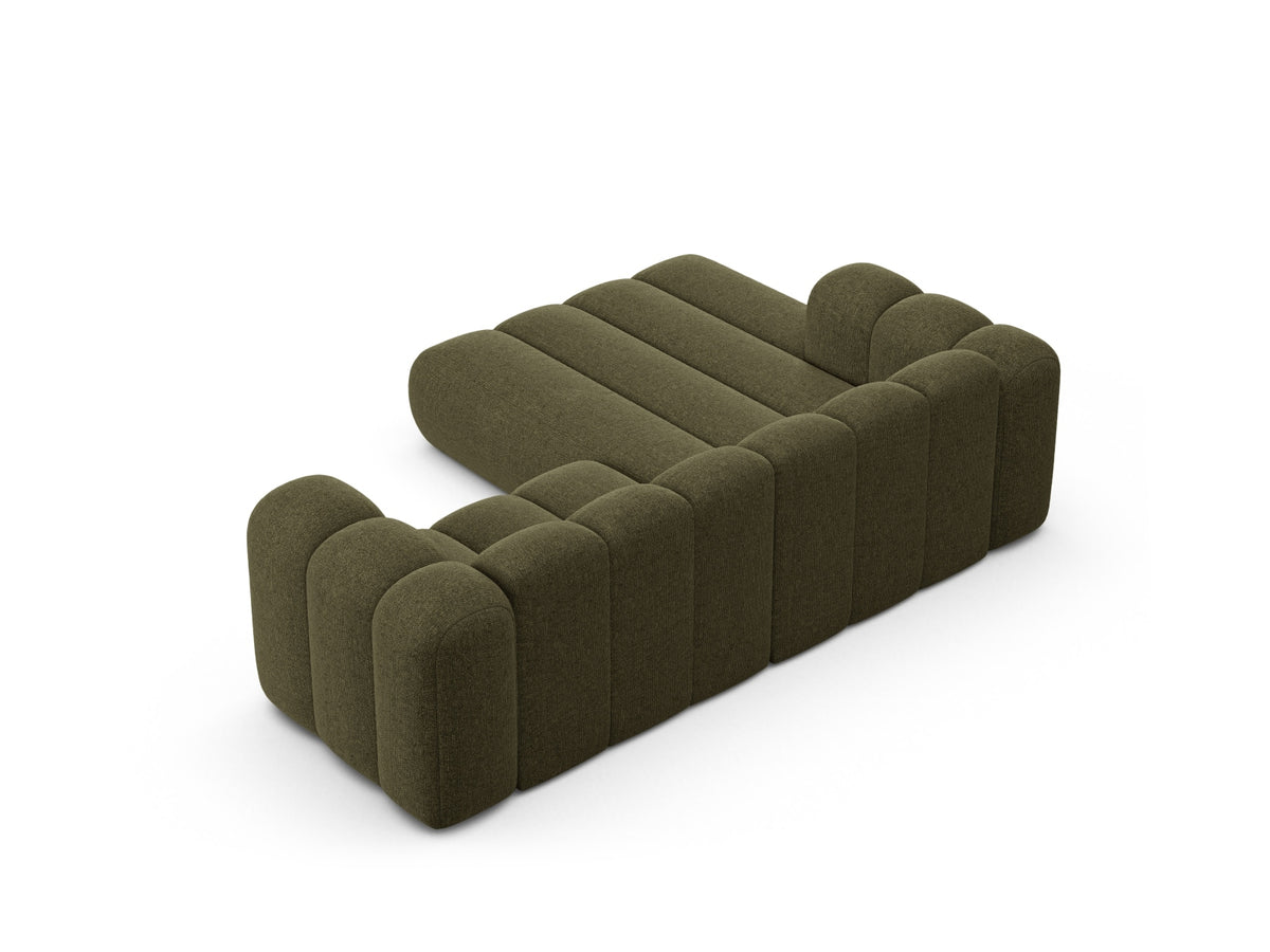 Lupine Modulares Ecksofa links 3 Sitzer in Green-Eden präsentiert im Onlineshop von KAQTU Design AG. L-Sofa links ist von Micadoni