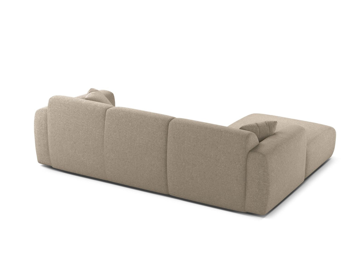 4-Sitzer Ecksofa links Molino in Dark Beige-Eden präsentiert im Onlineshop von KAQTU Design AG. Ecksofa links ist von Micadoni