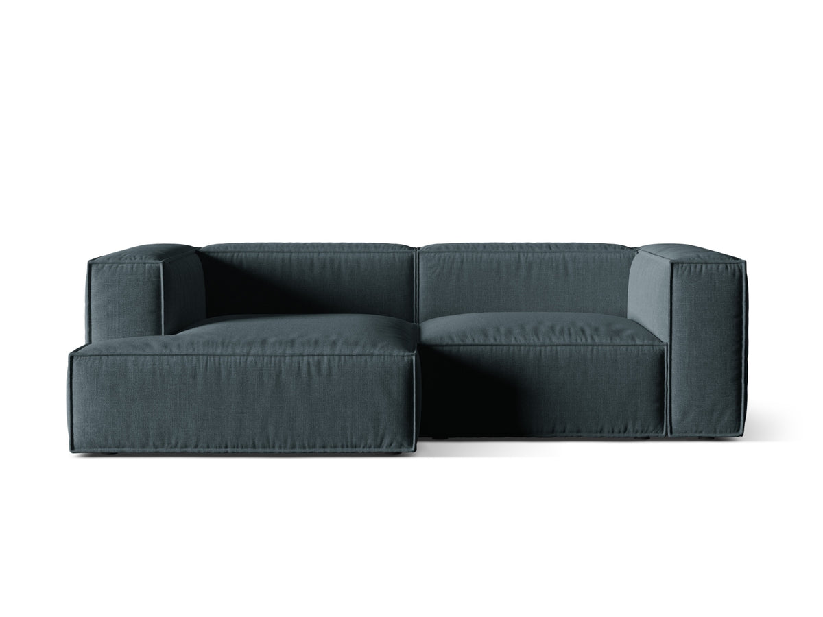 3-Sitzer Ecksofa links modular Nuria in Deep Petrol-Liberty präsentiert im Onlineshop von KAQTU Design AG. Ecksofa links ist von Micadoni