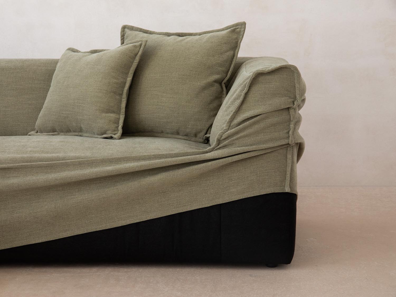 Milton Ecksofa links 4 Sitzer in Natural präsentiert im Onlineshop von KAQTU Design AG. Ecksofa links ist von Micadoni