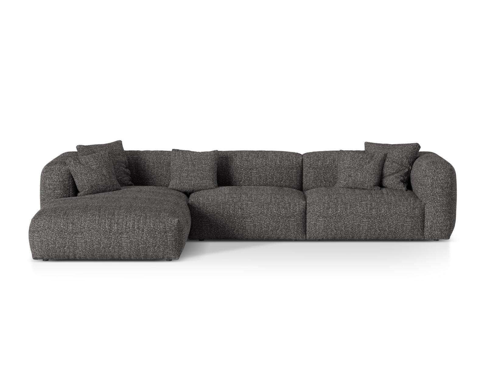 3-Sitzer XL Modular Ecksofa links Martina in Anthracite-Monet präsentiert im Onlineshop von KAQTU Design AG. Ecksofa links ist von Micadoni