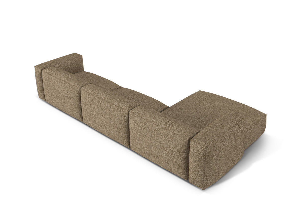 3-Sitzer Modular Ecksofa links Martina in Cappuccino-Monet präsentiert im Onlineshop von KAQTU Design AG. Ecksofa links ist von Micadoni
