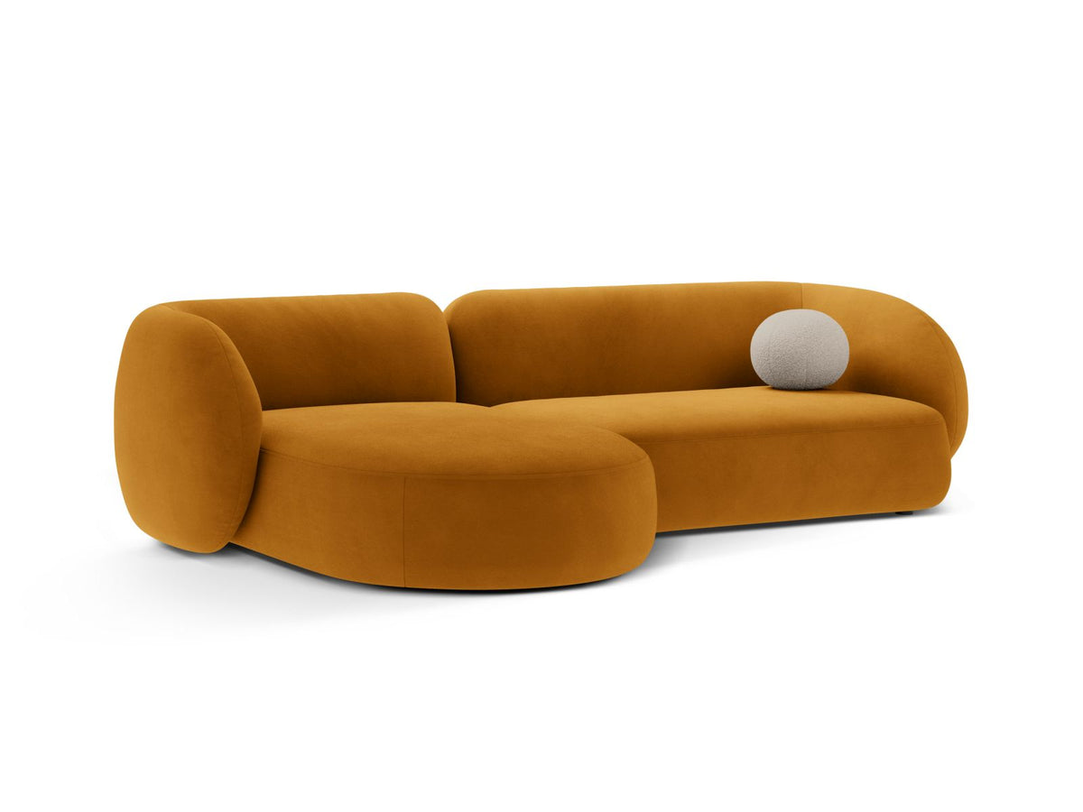 3-Sitzer Modular Ecksofa links Kate in Yellow-Salvador präsentiert im Onlineshop von KAQTU Design AG. Ecksofa links ist von Micadoni